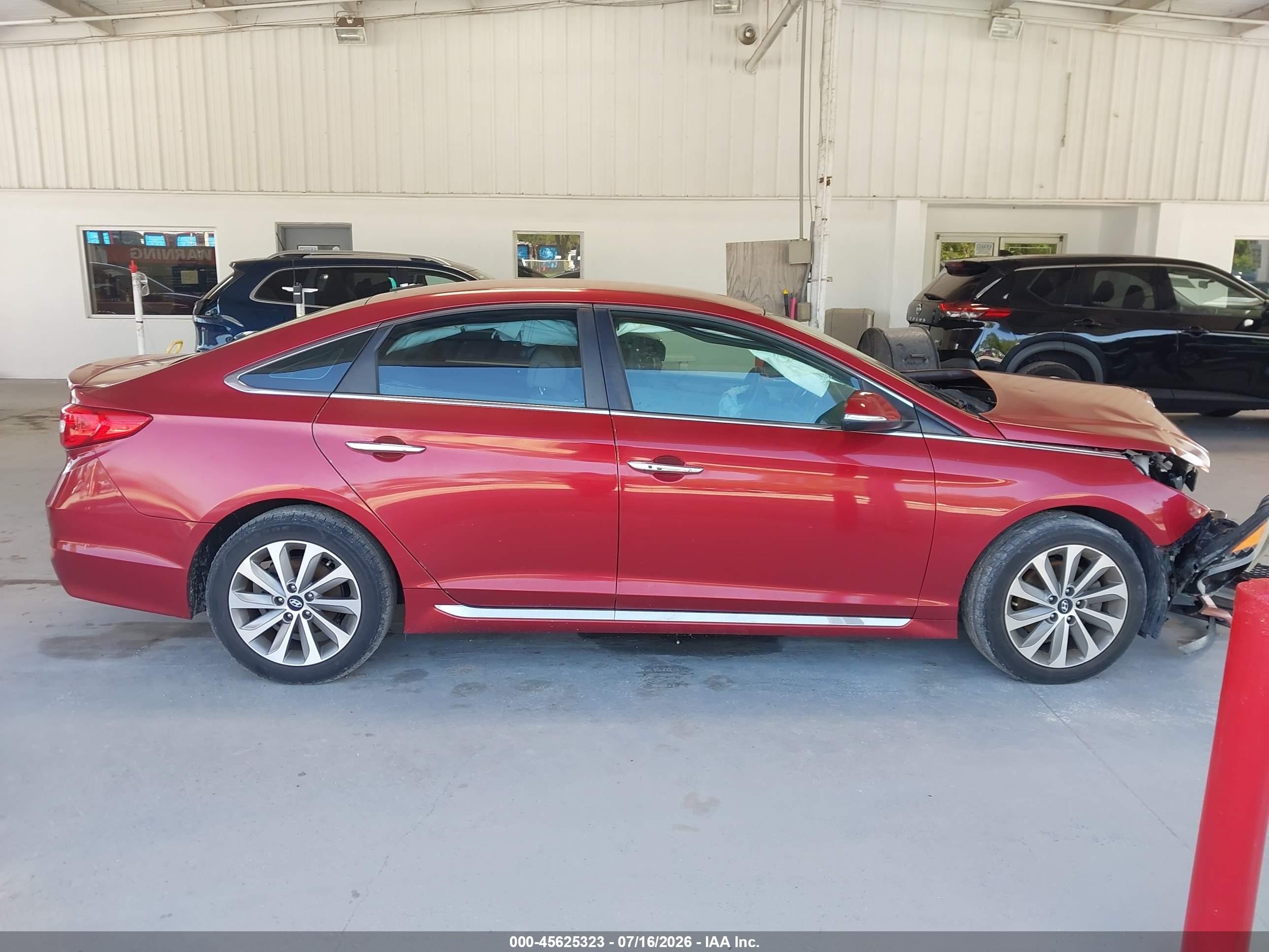 2015 Hyundai Sonata Sport Red vin: 5NPE34AF1FH058623