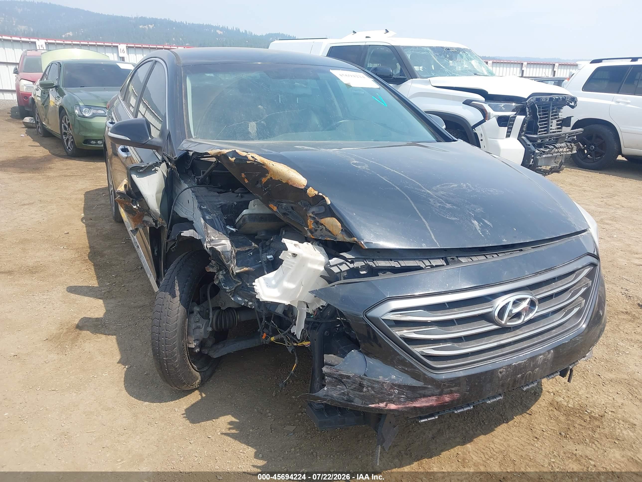 2015 Hyundai Sonata Sport Black vin: 5NPE34AF1FH059187
