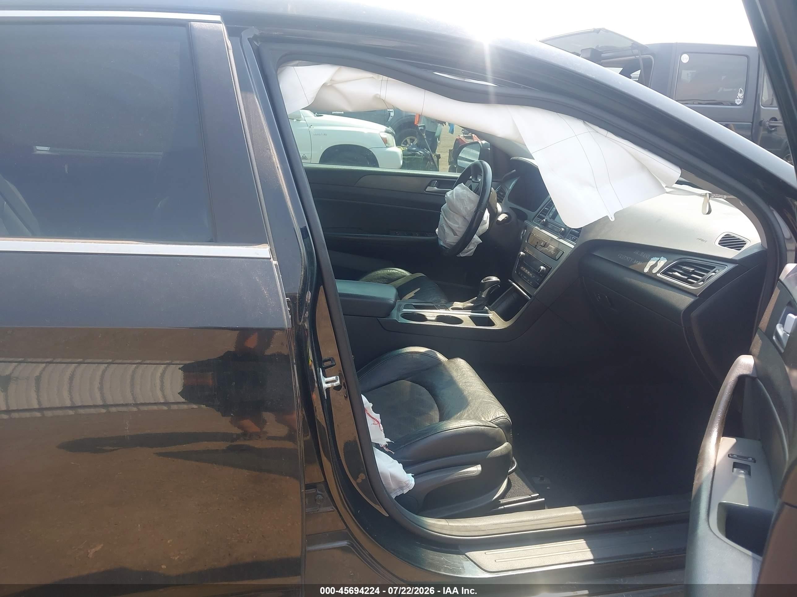 2015 Hyundai Sonata Sport Black vin: 5NPE34AF1FH059187