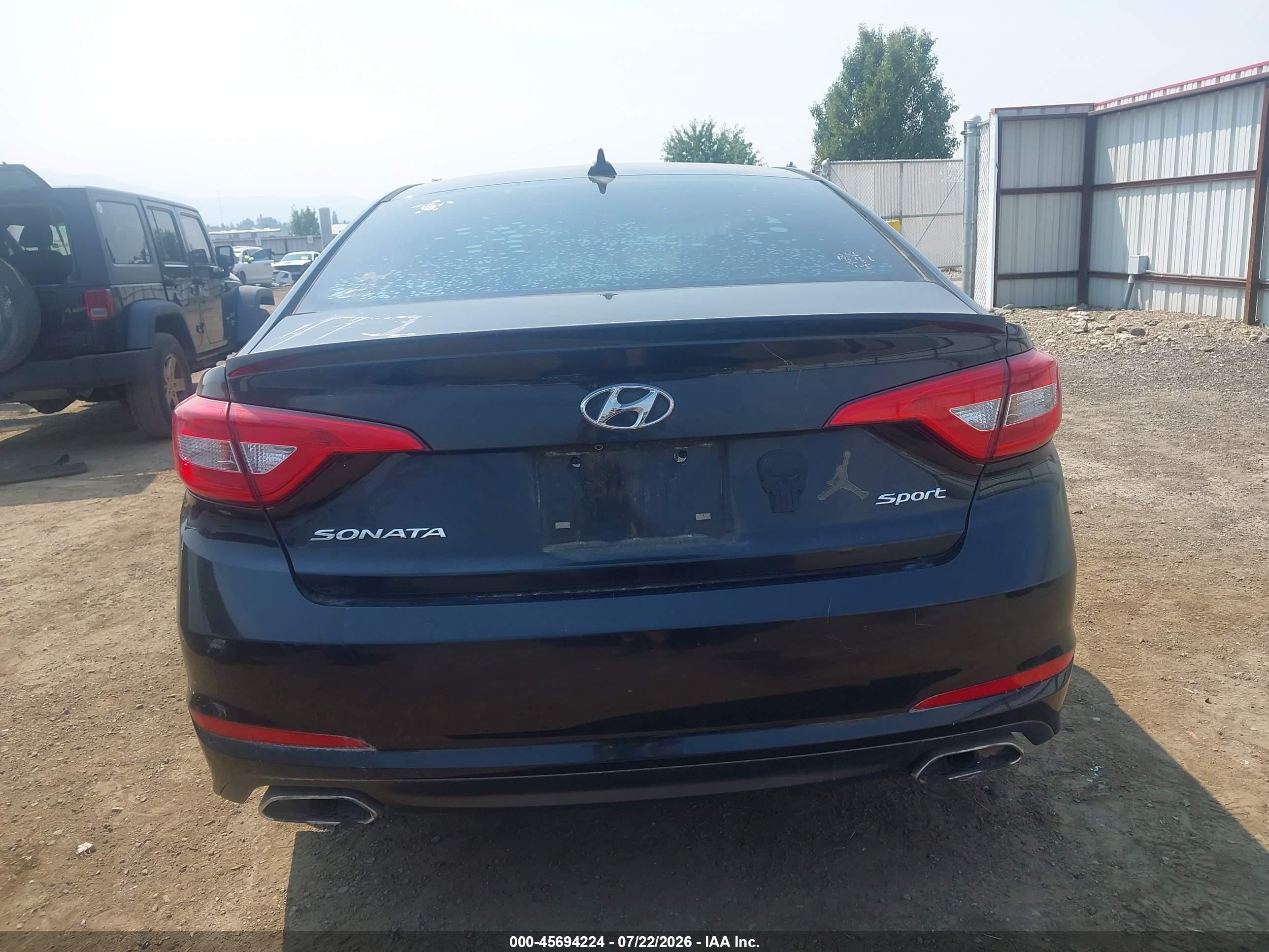 2015 Hyundai Sonata Sport Black vin: 5NPE34AF1FH059187