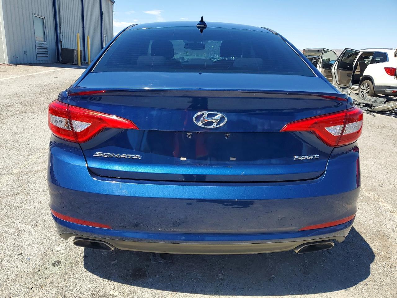 2015 Hyundai Sonata Sport Blue vin: 5NPE34AF1FH063319