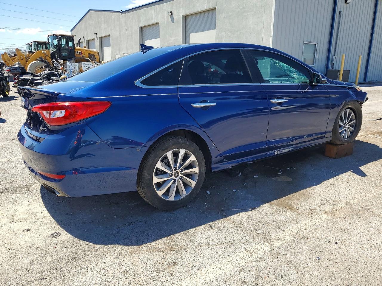 2015 Hyundai Sonata Sport Blue vin: 5NPE34AF1FH063319
