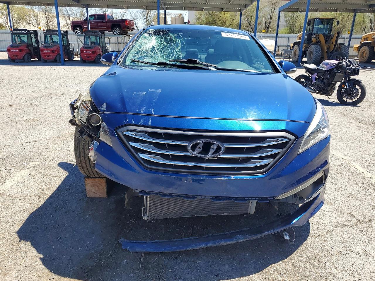 2015 Hyundai Sonata Sport Blue vin: 5NPE34AF1FH063319