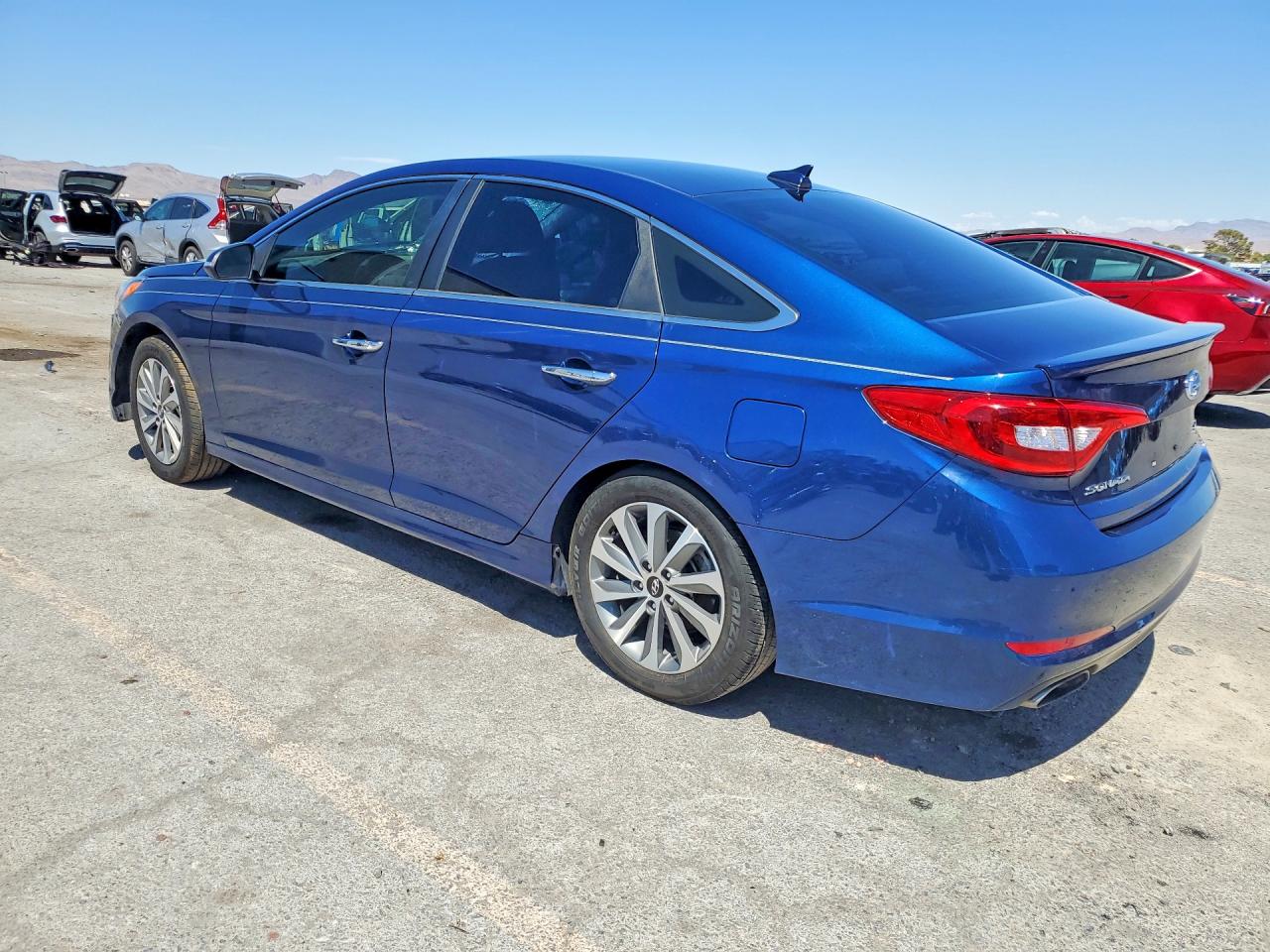 2015 Hyundai Sonata Sport Blue vin: 5NPE34AF1FH063319