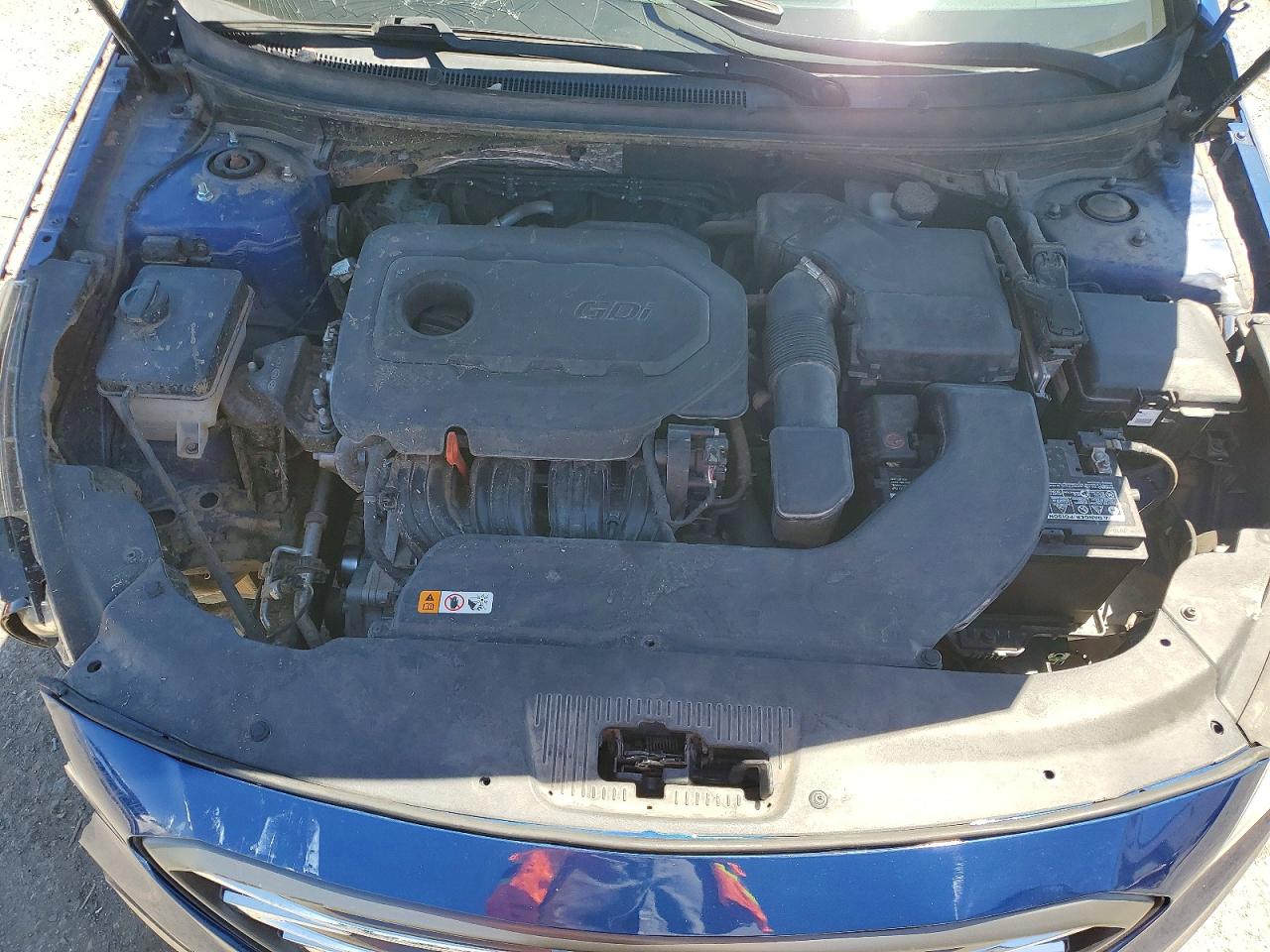 2015 Hyundai Sonata Sport Blue vin: 5NPE34AF1FH063319