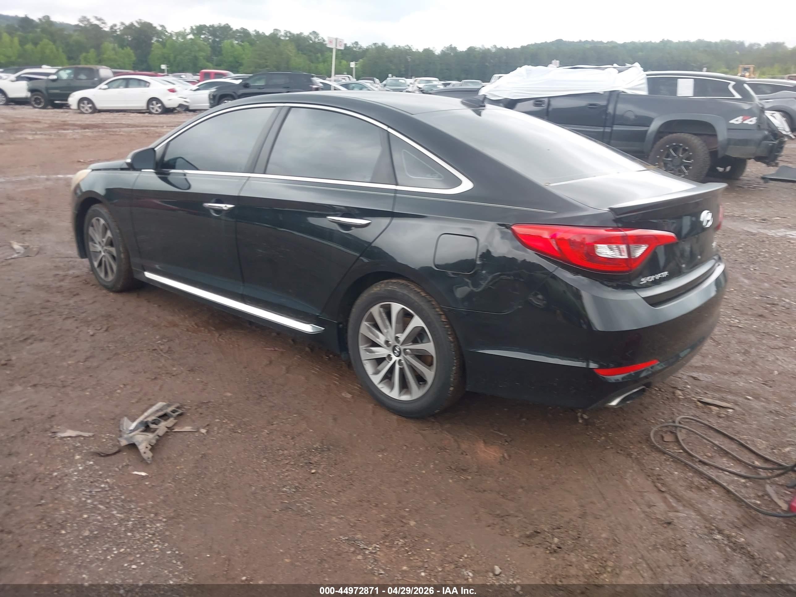 2015 Hyundai Sonata Sport Black vin: 5NPE34AF1FH066222