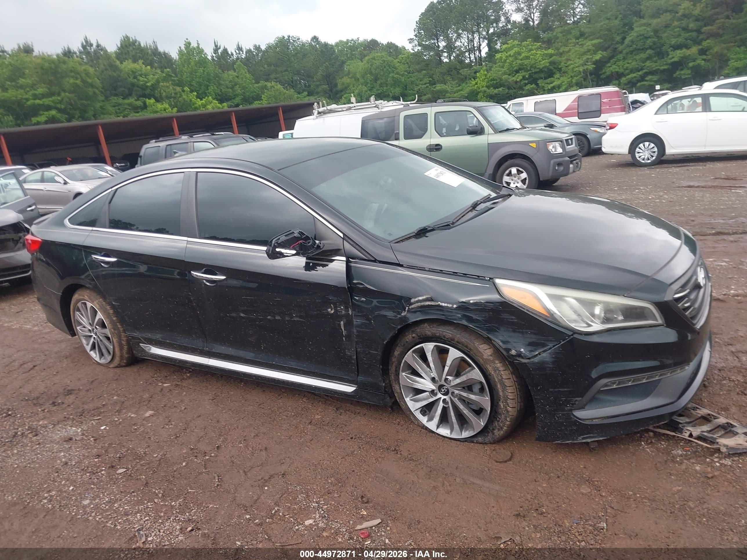 2015 Hyundai Sonata Sport Black vin: 5NPE34AF1FH066222