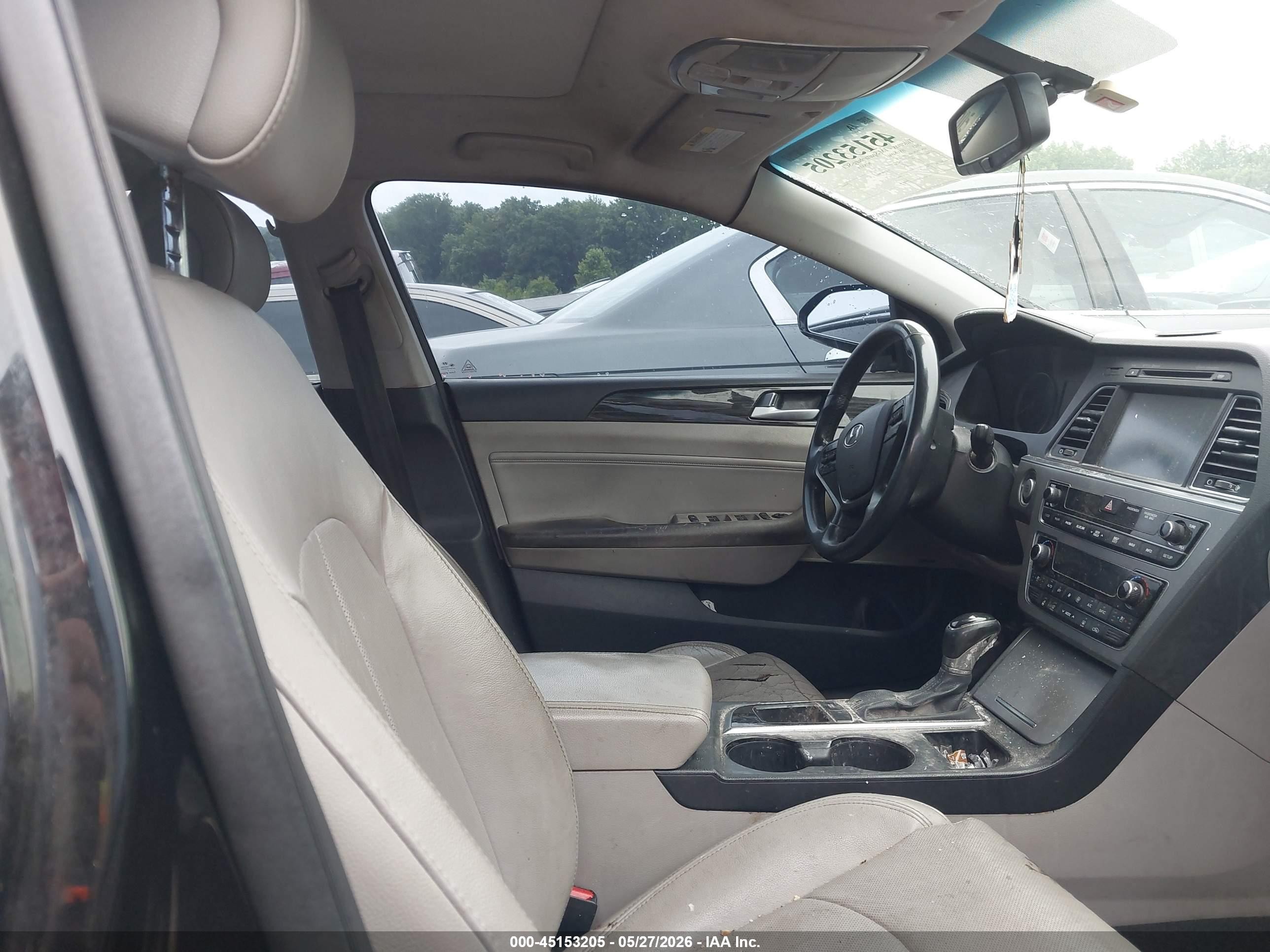 2015 Hyundai Sonata Limited Black vin: 5NPE34AF1FH072151
