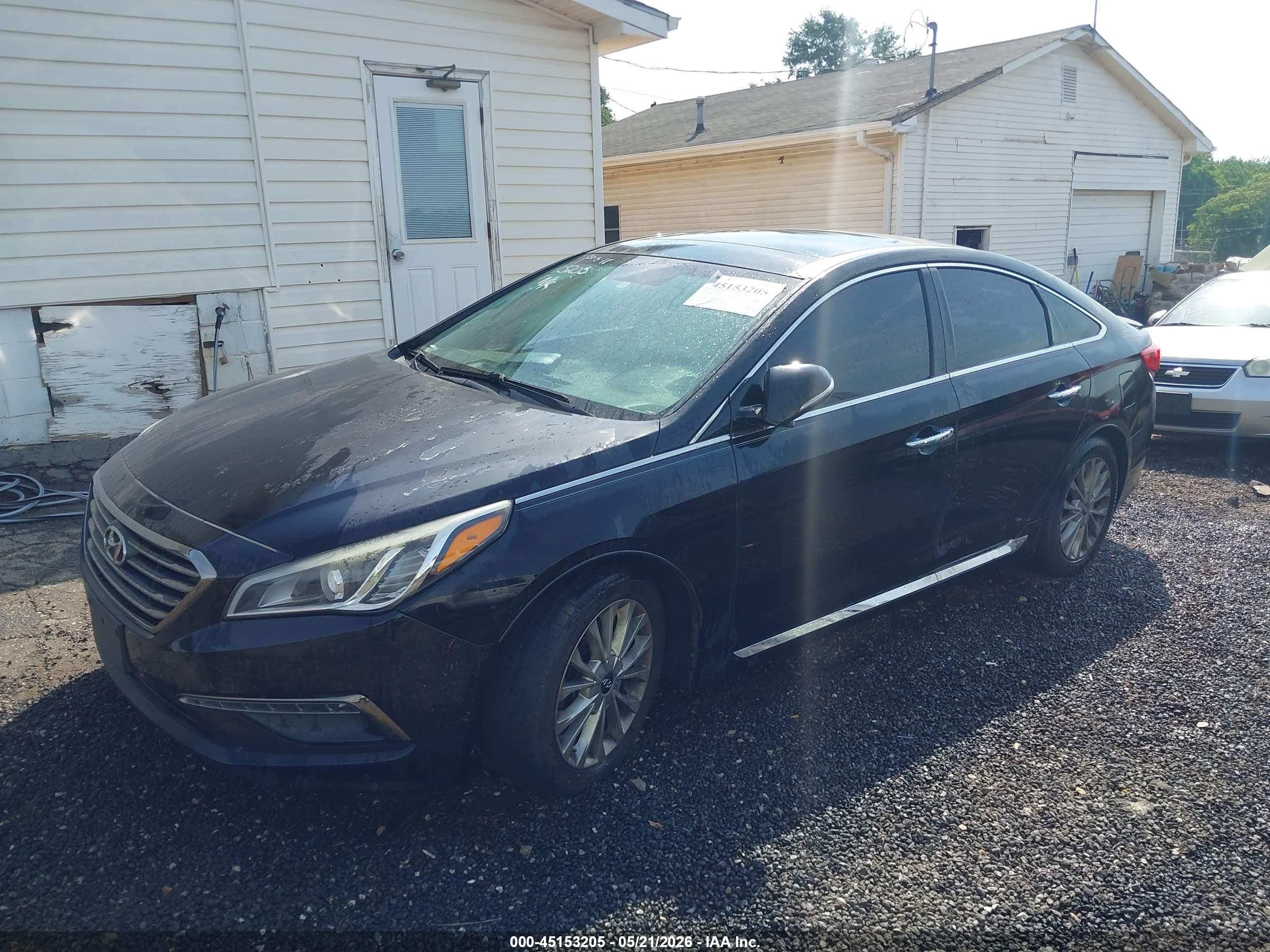 2015 Hyundai Sonata Limited Black vin: 5NPE34AF1FH072151