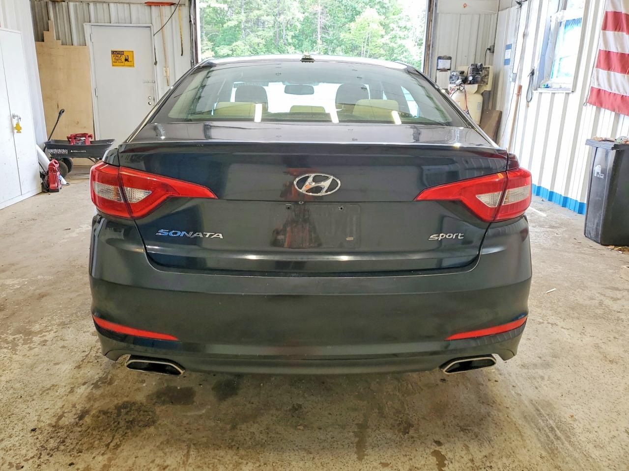 2015 Hyundai Sonata Sport Black vin: 5NPE34AF1FH077592