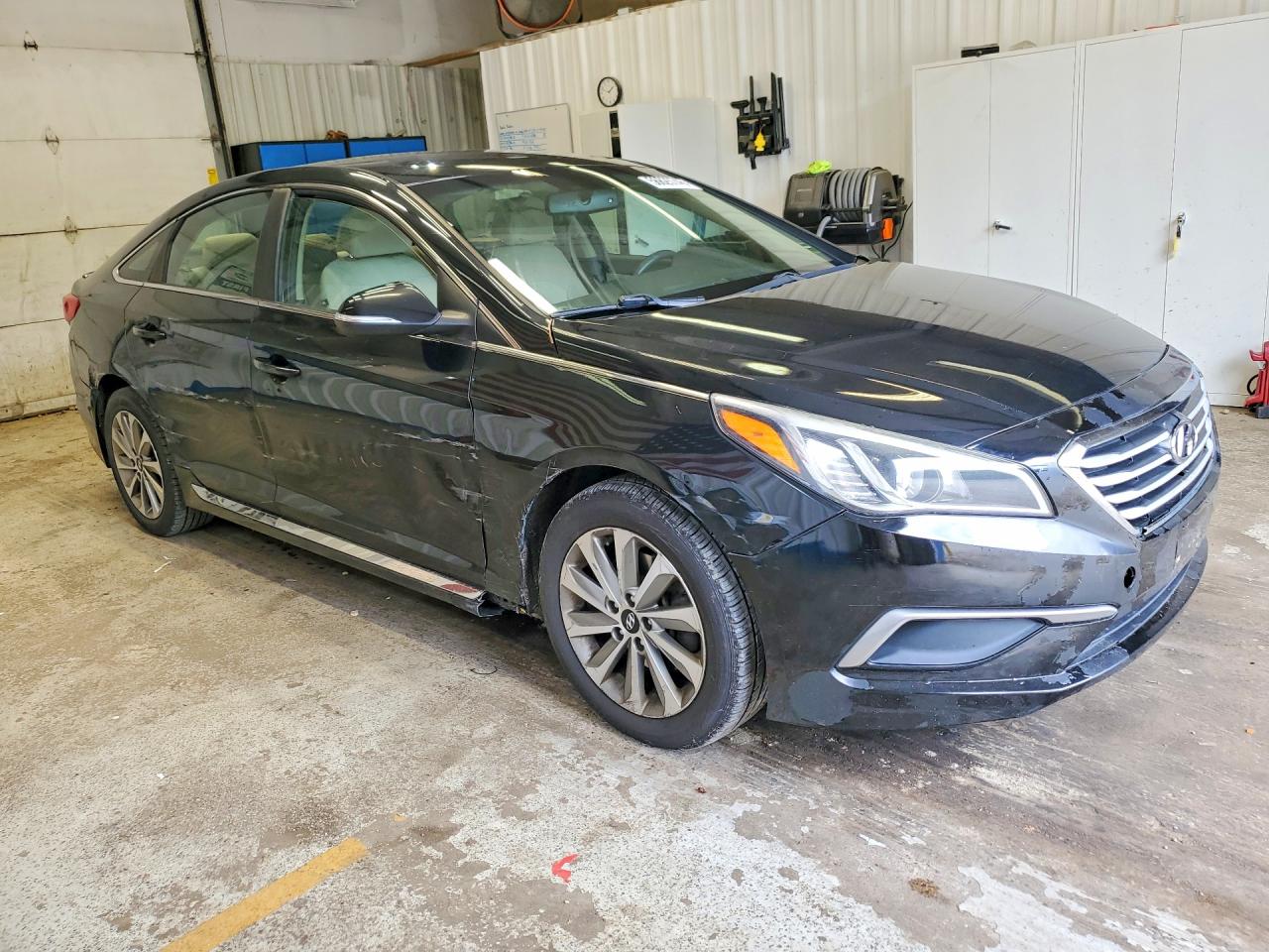 2015 Hyundai Sonata Sport Black vin: 5NPE34AF1FH077592