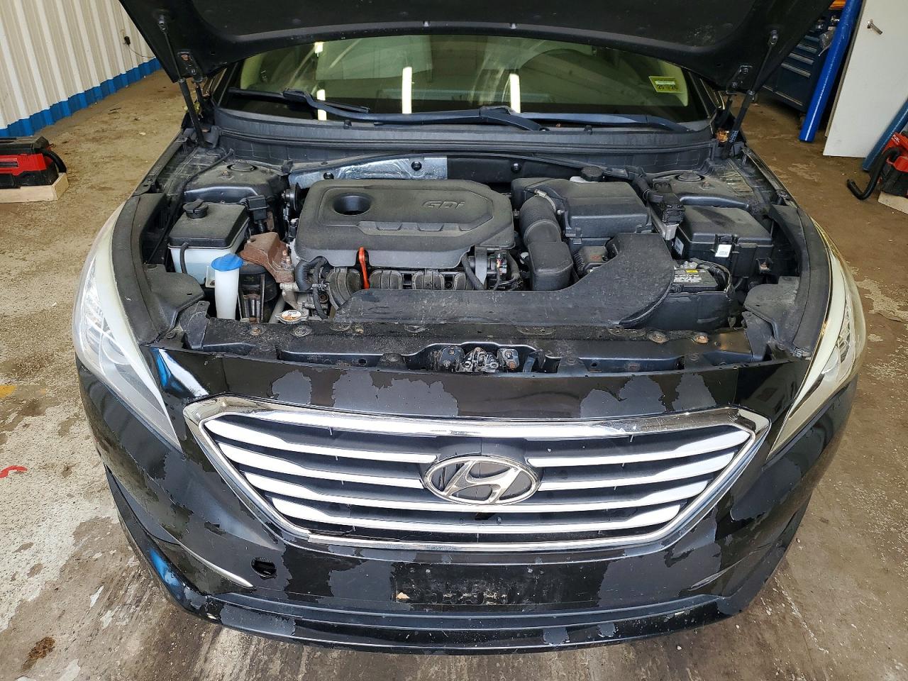 2015 Hyundai Sonata Sport Black vin: 5NPE34AF1FH077592