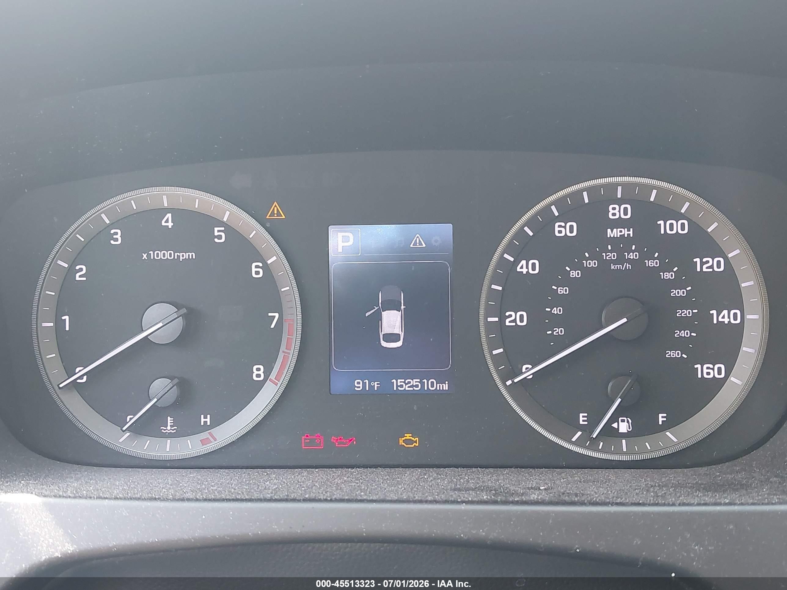 2015 Hyundai Sonata Sport Белый vin: 5NPE34AF1FH080122