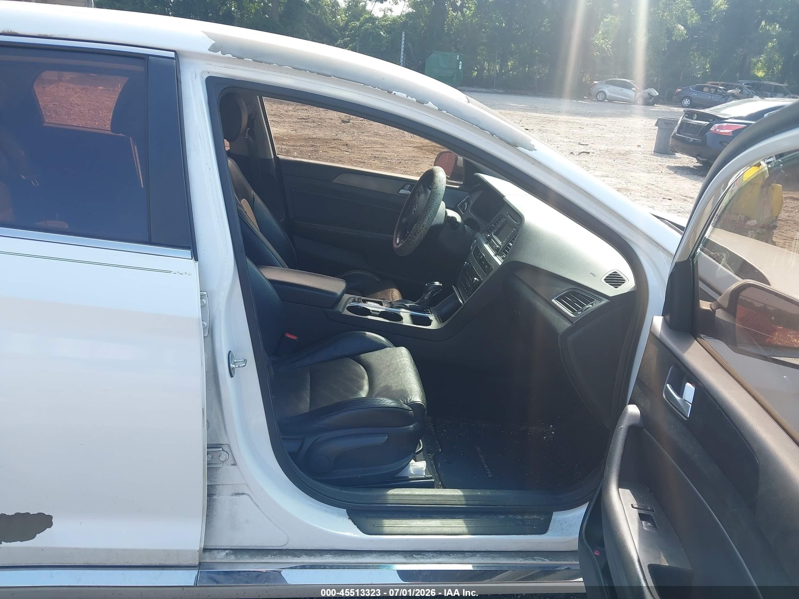 2015 Hyundai Sonata Sport Белый vin: 5NPE34AF1FH080122