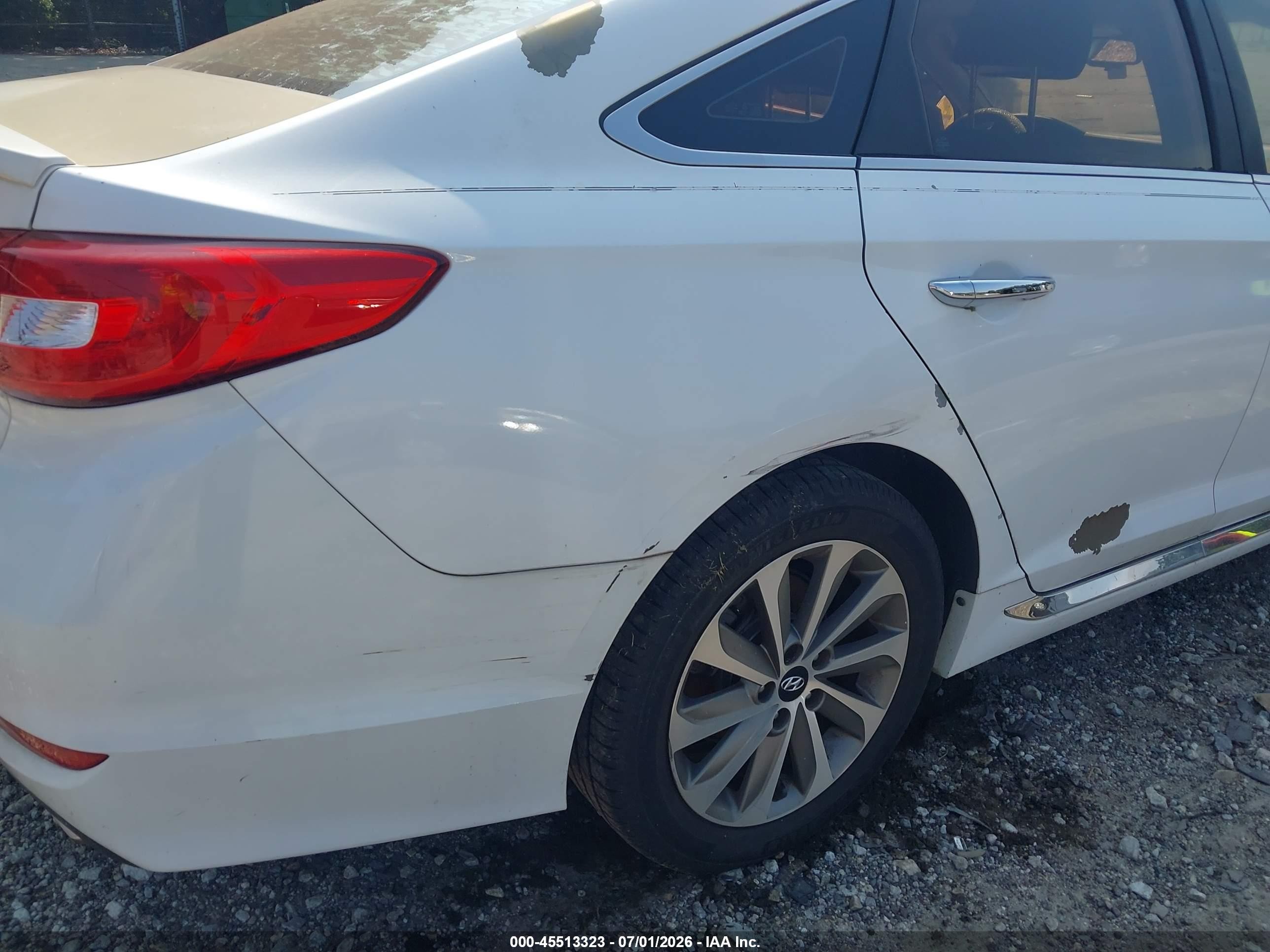 2015 Hyundai Sonata Sport Белый vin: 5NPE34AF1FH080122