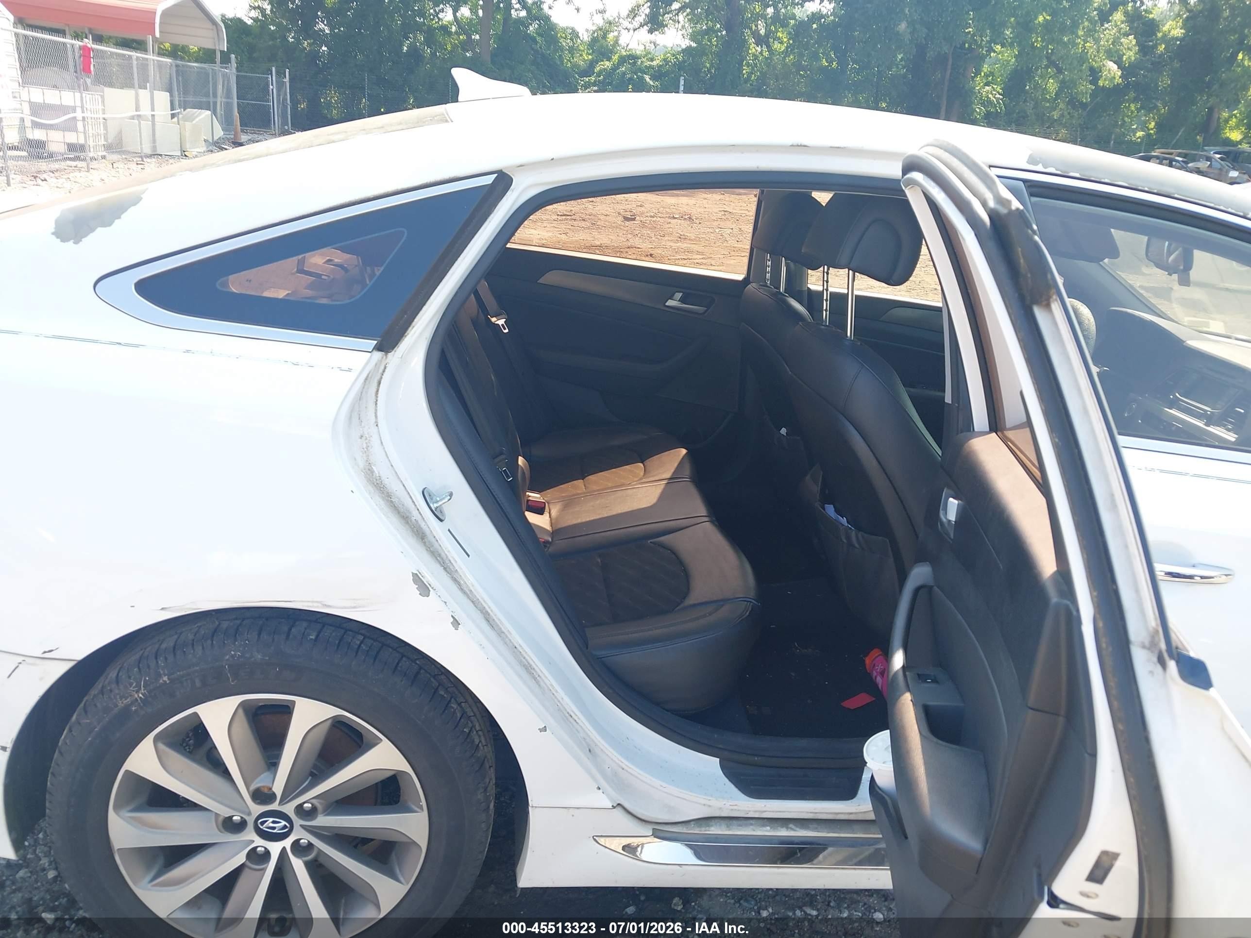 2015 Hyundai Sonata Sport Белый vin: 5NPE34AF1FH080122