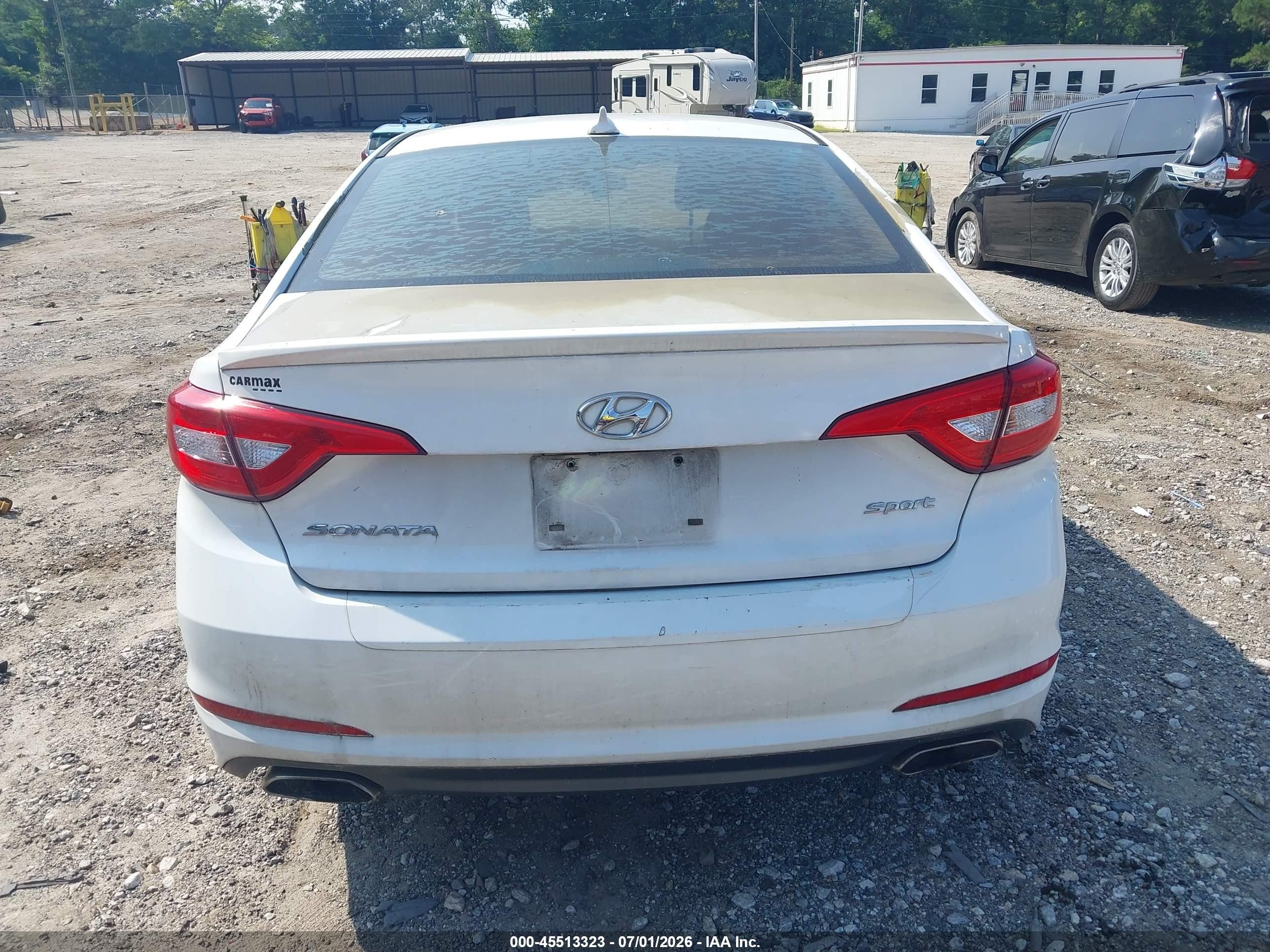 2015 Hyundai Sonata Sport Белый vin: 5NPE34AF1FH080122