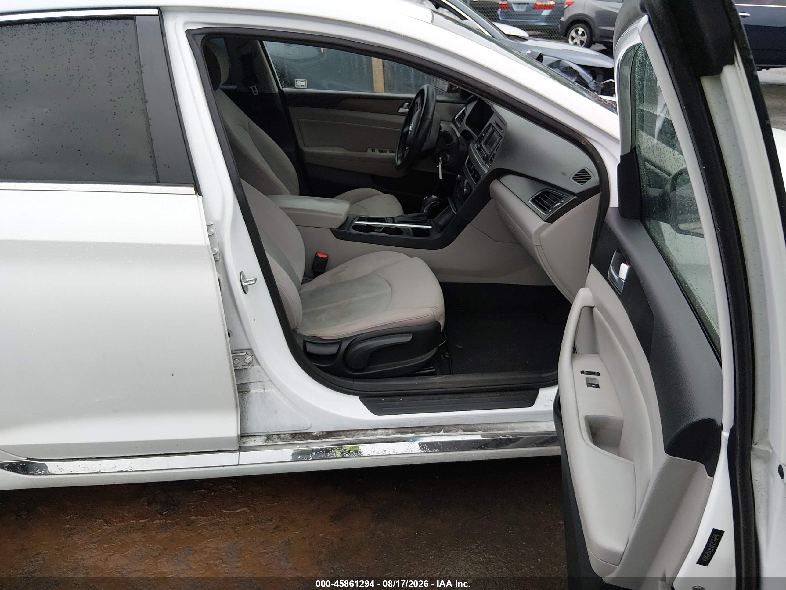 2015 Hyundai Sonata Sport White vin: 5NPE34AF1FH085854