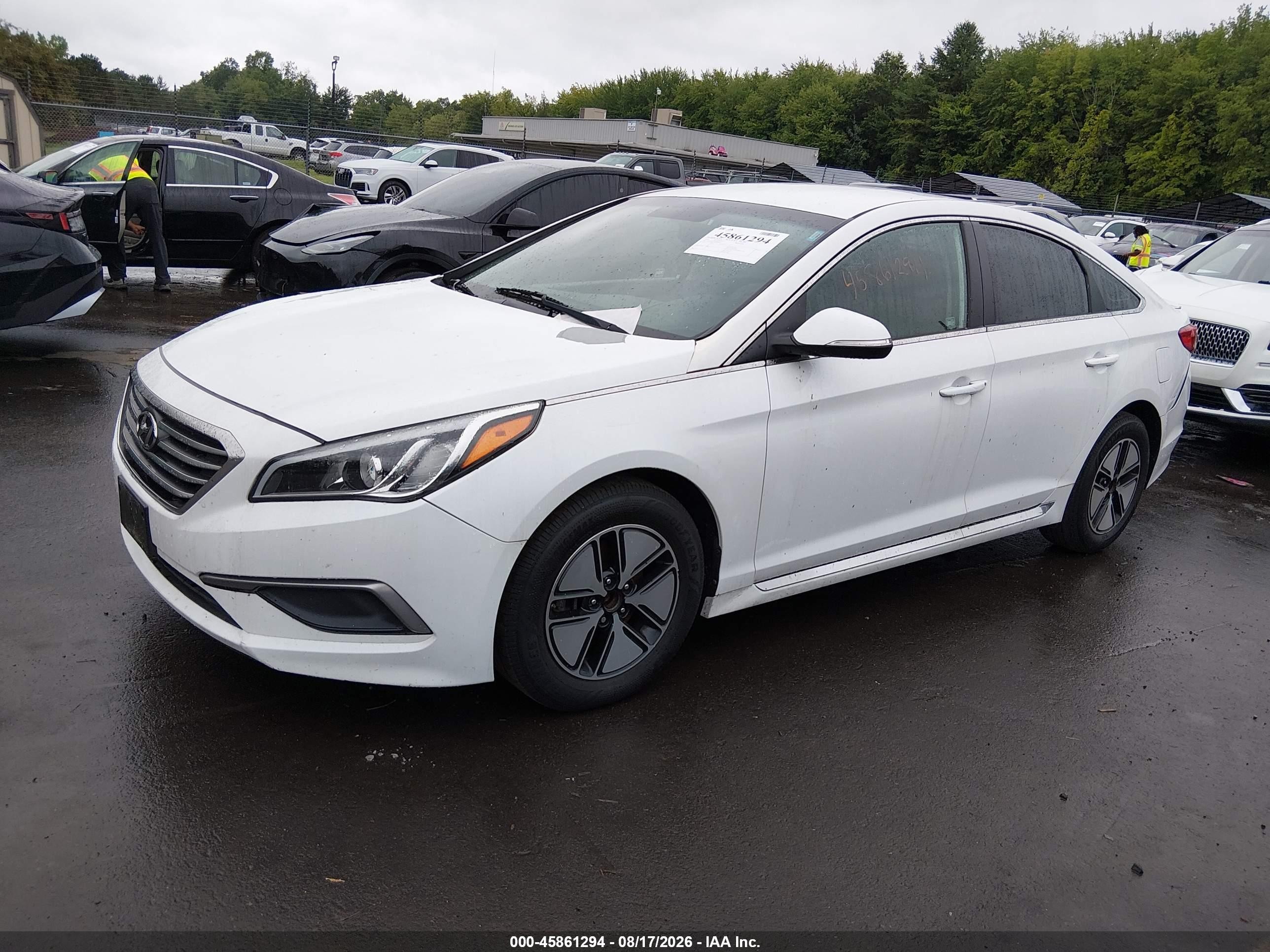 2015 Hyundai Sonata Sport White vin: 5NPE34AF1FH085854