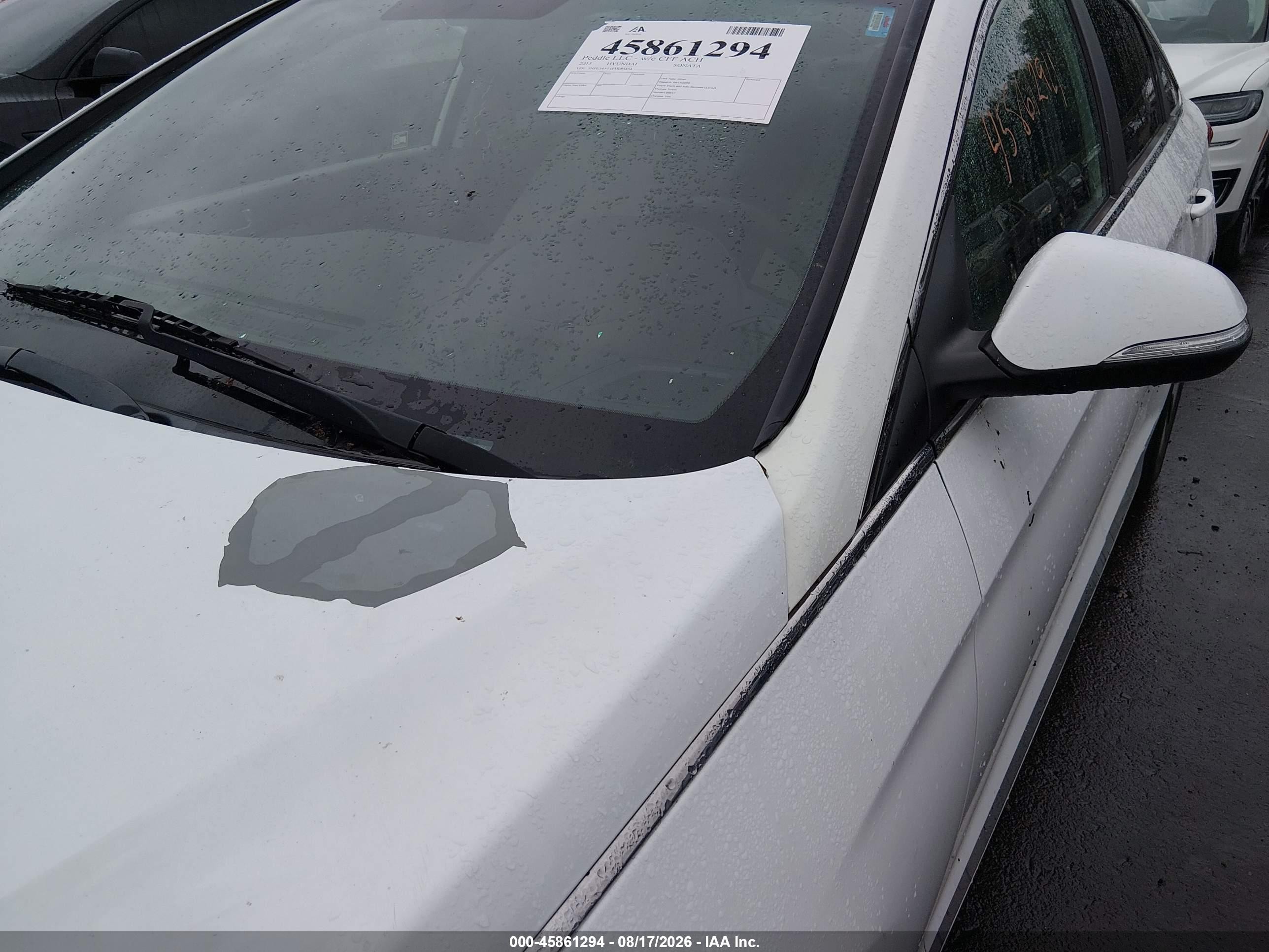 2015 Hyundai Sonata Sport White vin: 5NPE34AF1FH085854