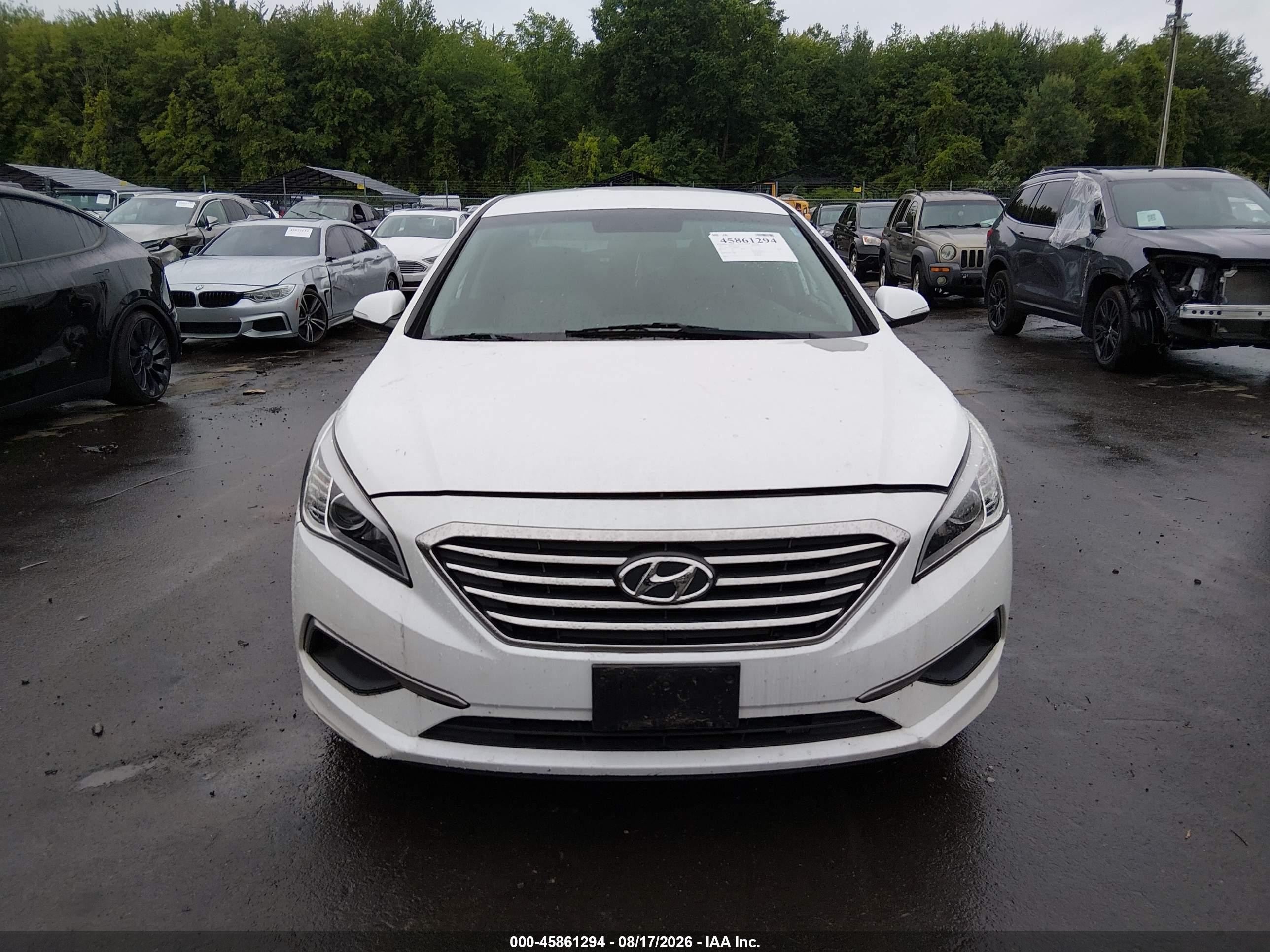 2015 Hyundai Sonata Sport White vin: 5NPE34AF1FH085854