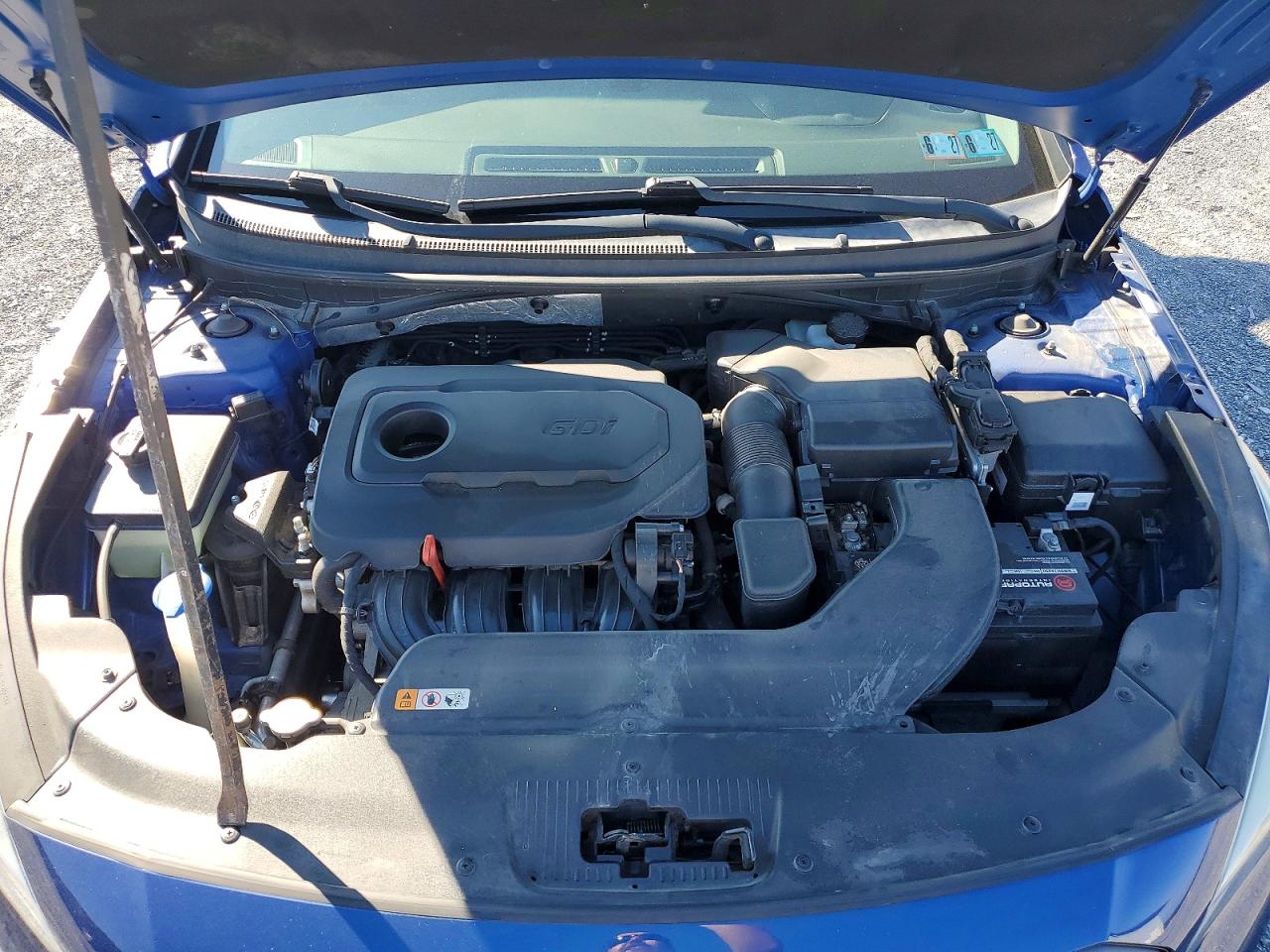2015 Hyundai Sonata Sport Blue vin: 5NPE34AF1FH093582