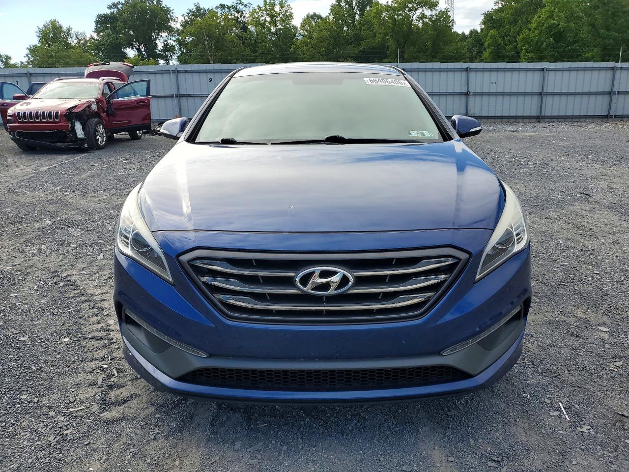 2015 Hyundai Sonata Sport Blue vin: 5NPE34AF1FH093582