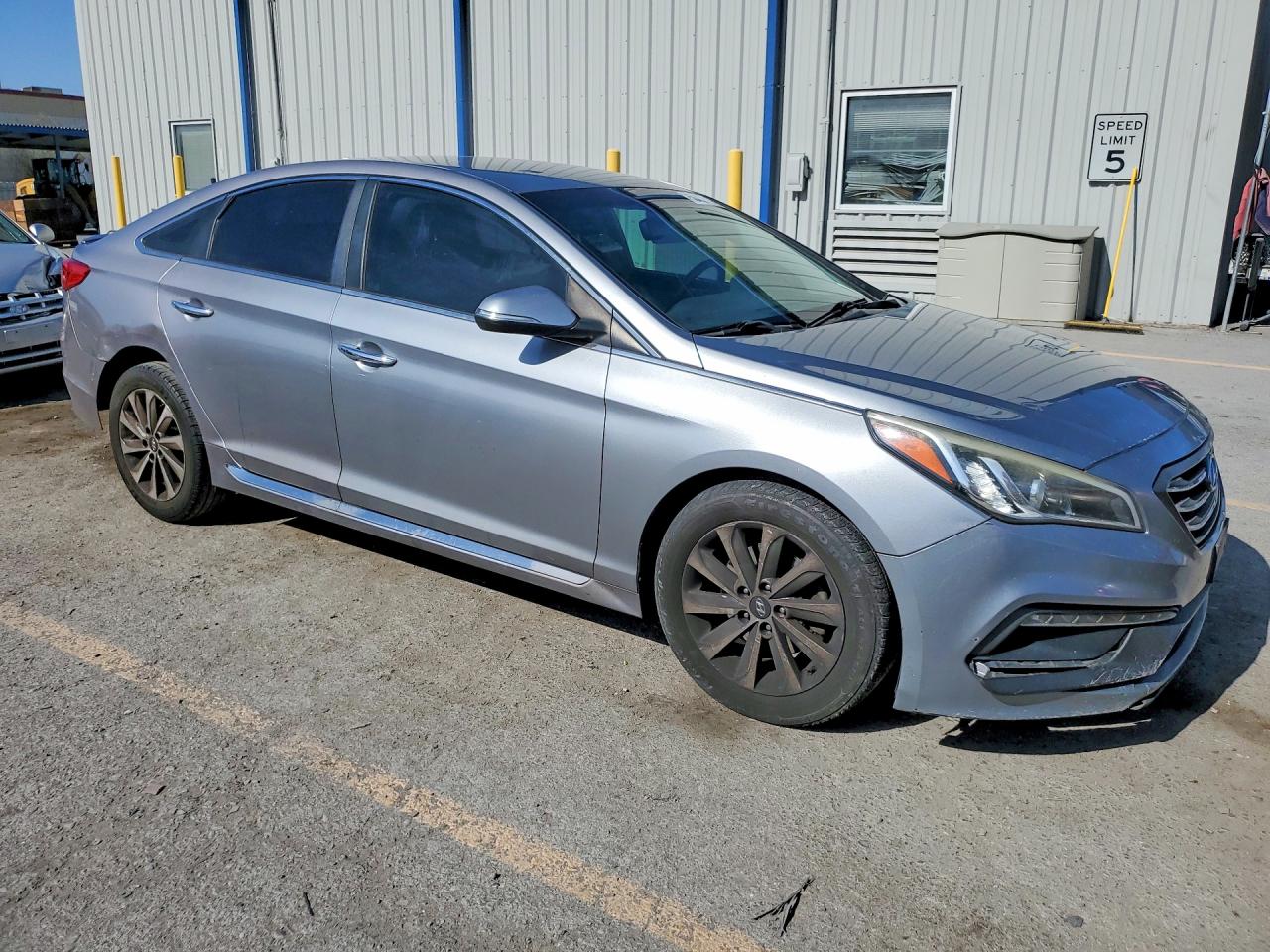 2015 Hyundai Sonata Sport Silver vin: 5NPE34AF1FH095638