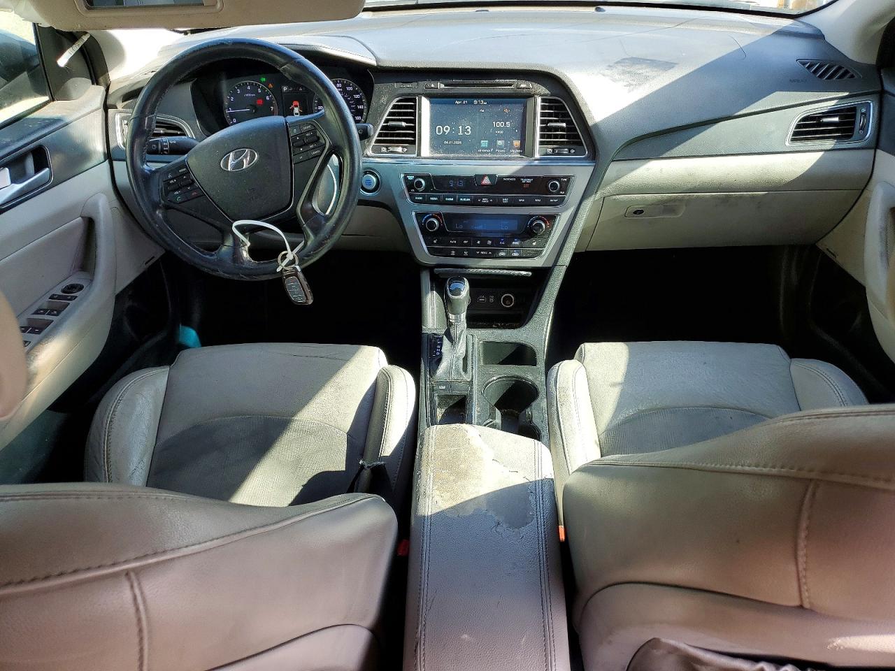 2015 Hyundai Sonata Sport Silver vin: 5NPE34AF1FH095638