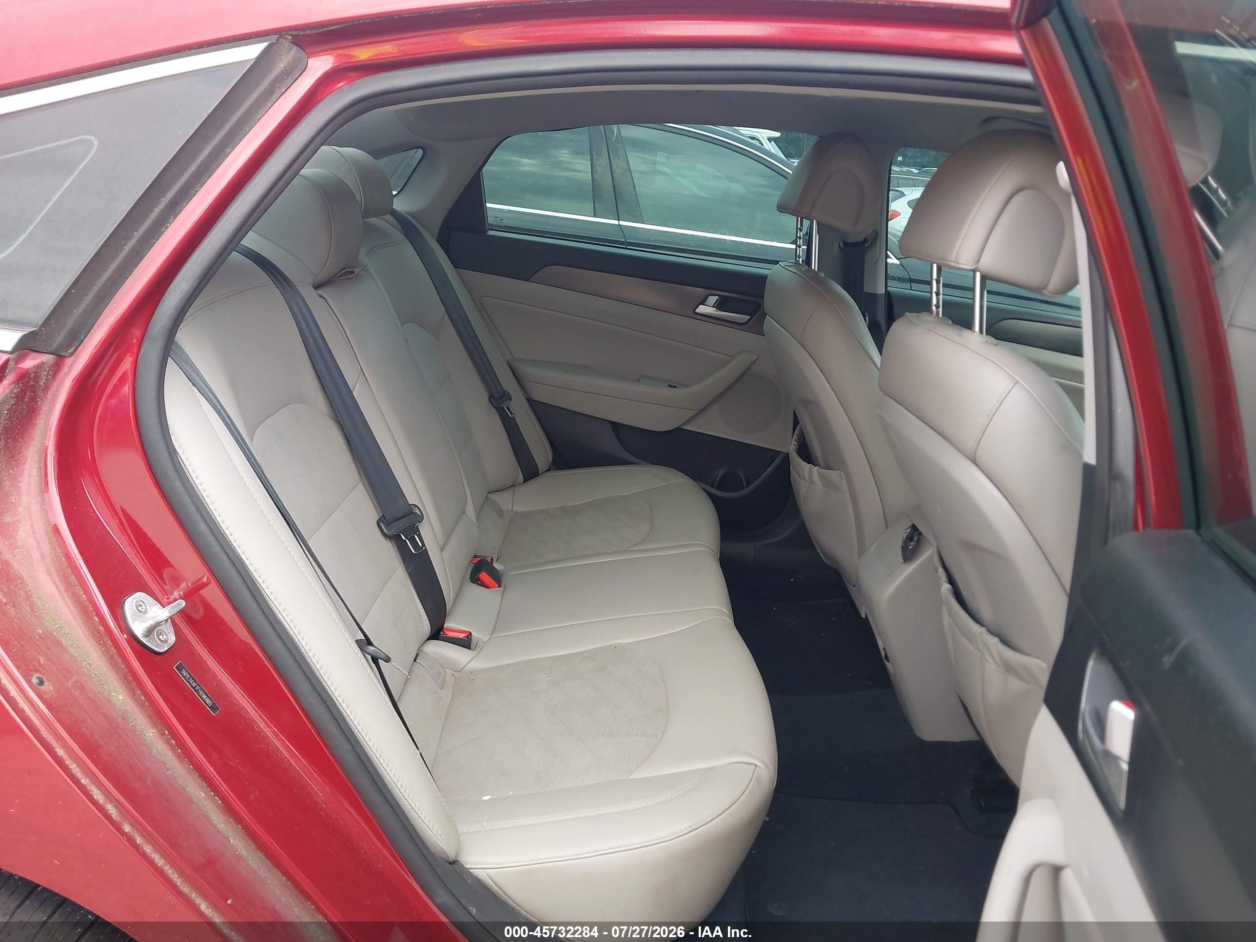 2015 Hyundai Sonata Sport Burgundy vin: 5NPE34AF1FH096885