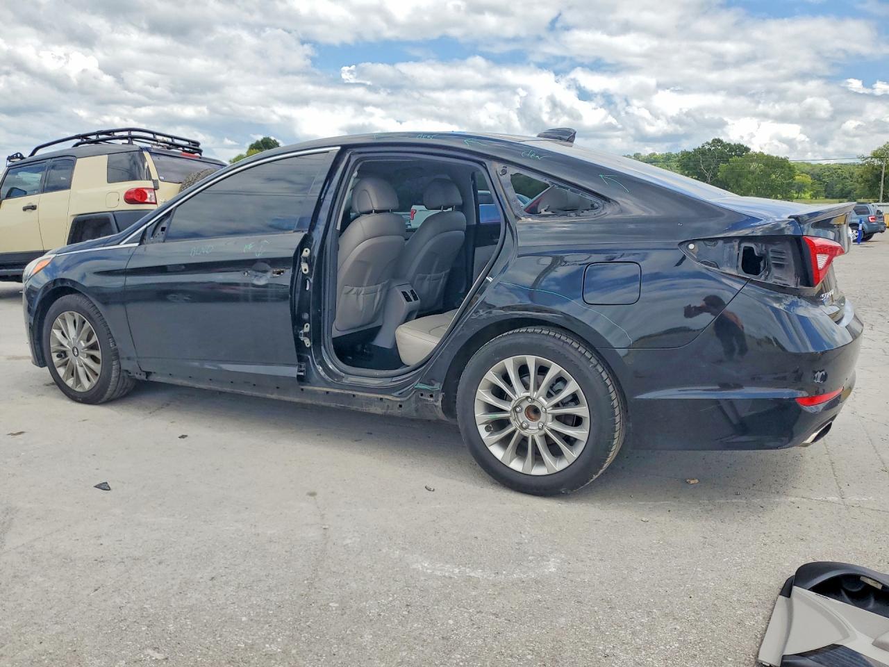 2015 Hyundai Sonata Limited Black vin: 5NPE34AF1FH101244
