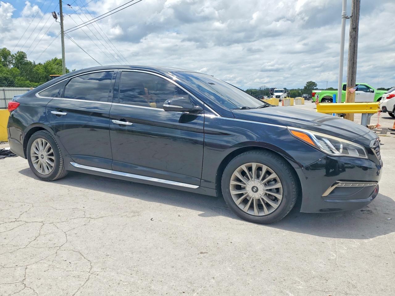 2015 Hyundai Sonata Limited Black vin: 5NPE34AF1FH101244