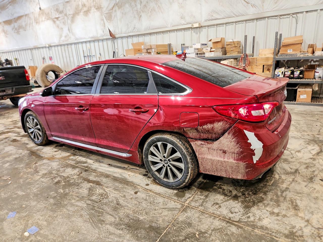 2015 Hyundai Sonata Sport Red vin: 5NPE34AF1FH102894