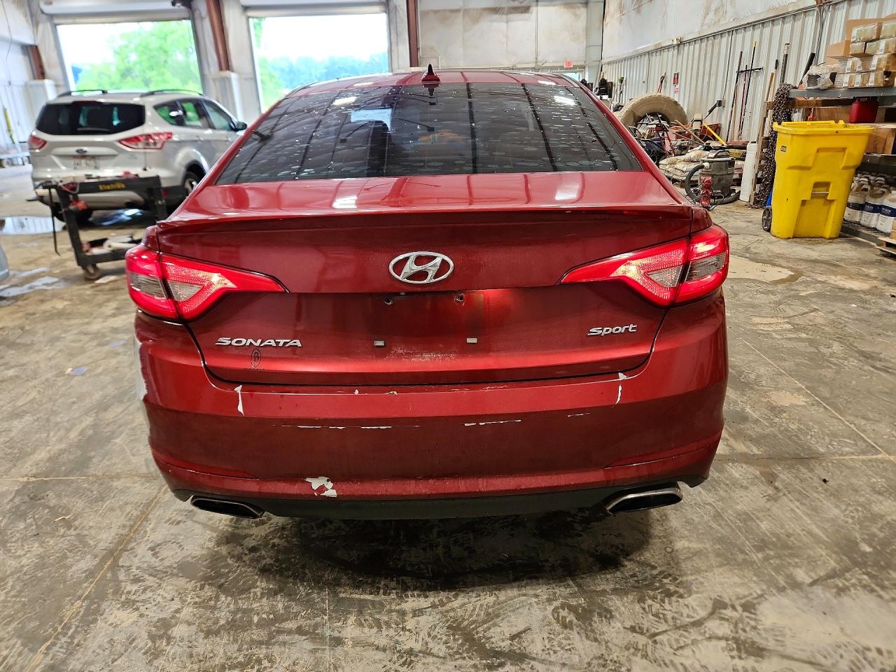 2015 Hyundai Sonata Sport Red vin: 5NPE34AF1FH102894