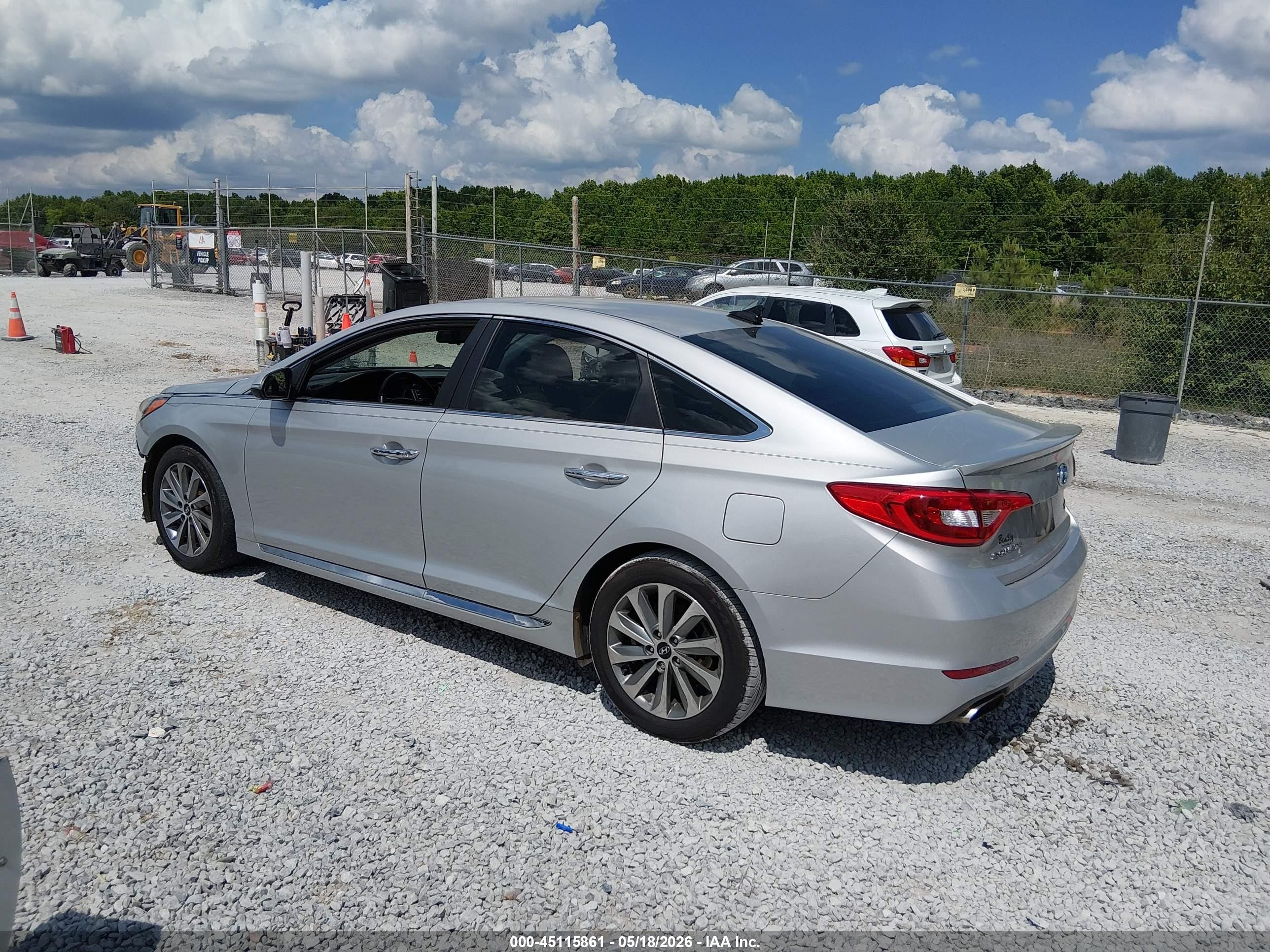 2015 Hyundai Sonata Sport Silver vin: 5NPE34AF1FH104774