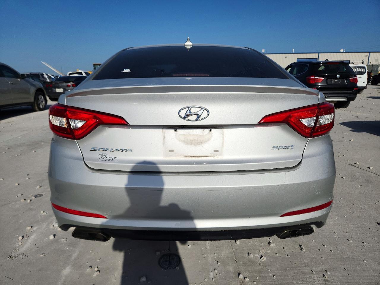 2015 Hyundai Sonata Sport Silver vin: 5NPE34AF1FH106167