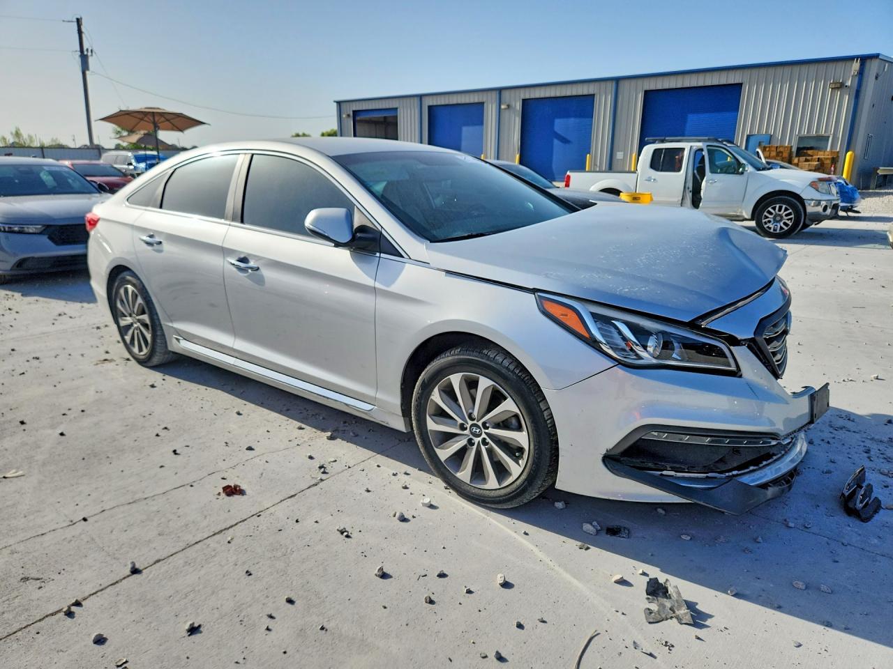 2015 Hyundai Sonata Sport Silver vin: 5NPE34AF1FH106167