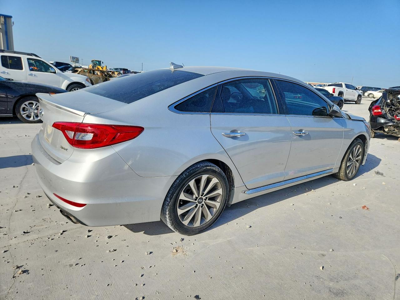2015 Hyundai Sonata Sport Silver vin: 5NPE34AF1FH106167
