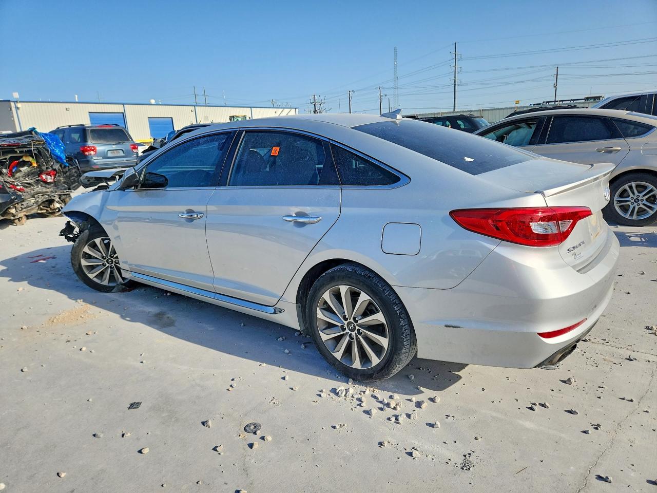 2015 Hyundai Sonata Sport Silver vin: 5NPE34AF1FH106167