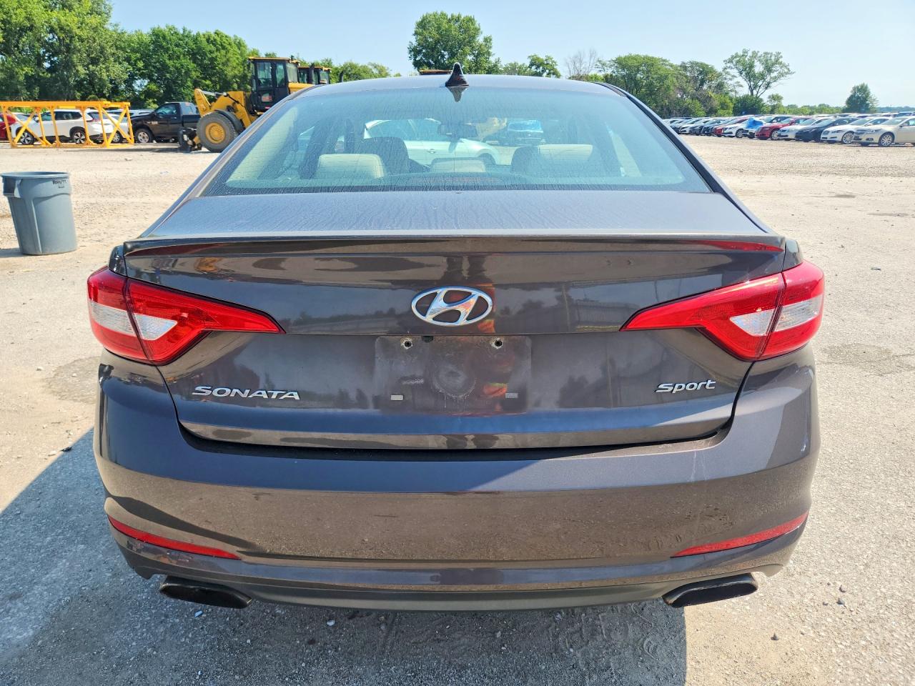 2015 Hyundai Sonata Sport Brown vin: 5NPE34AF1FH117623