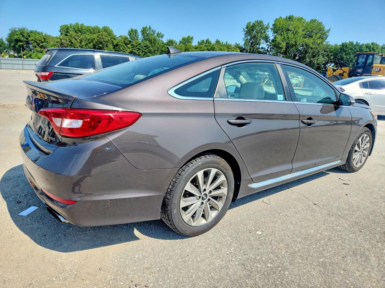 2015 Hyundai Sonata Sport Brown vin: 5NPE34AF1FH117623