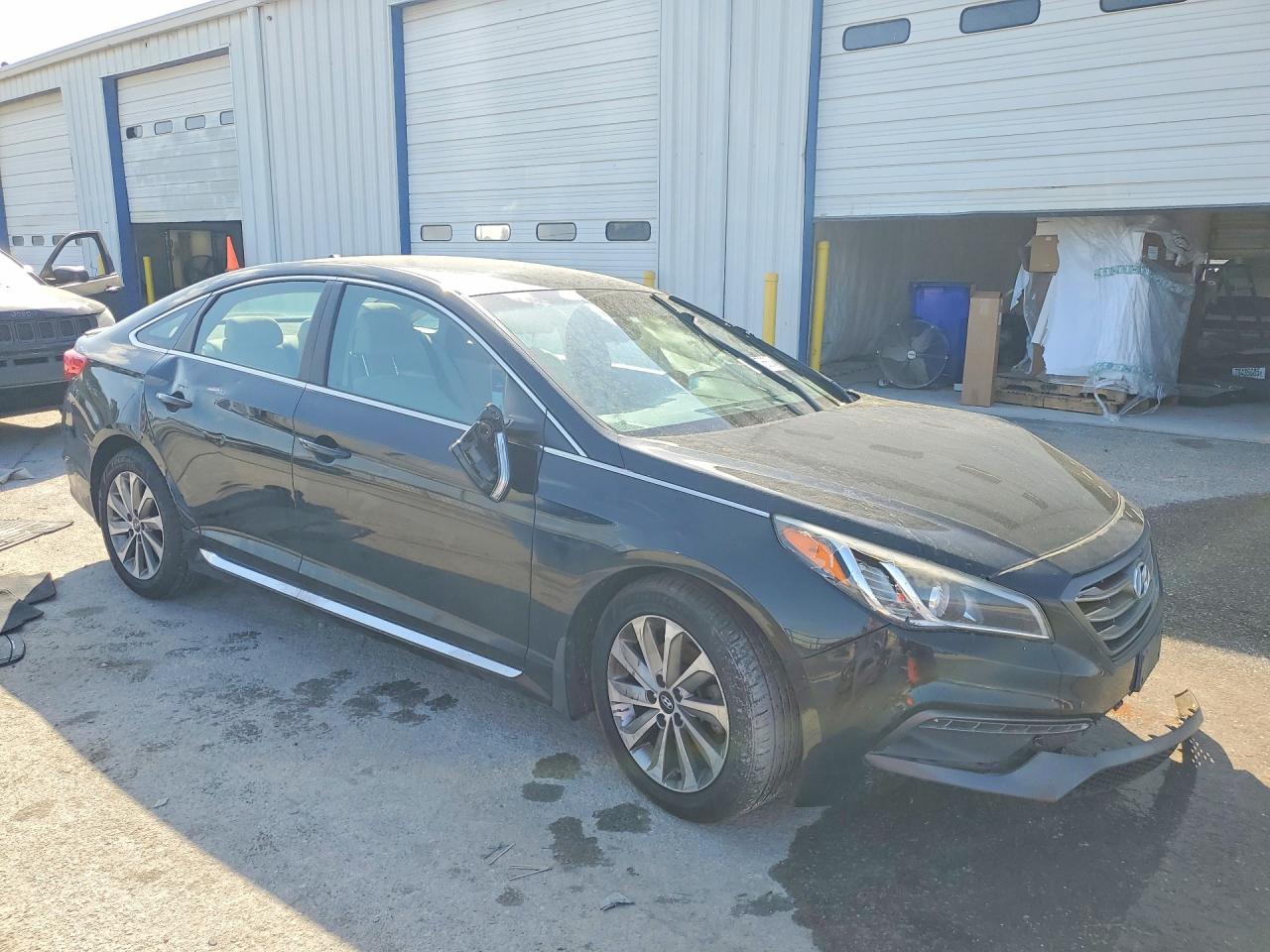 2015 Hyundai Sonata Sport Black vin: 5NPE34AF1FH135152