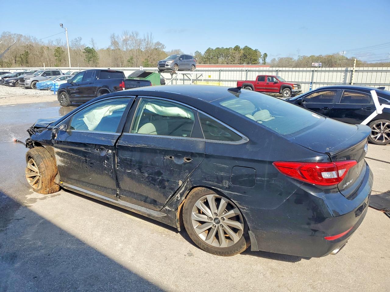 2015 Hyundai Sonata Sport Black vin: 5NPE34AF1FH135152