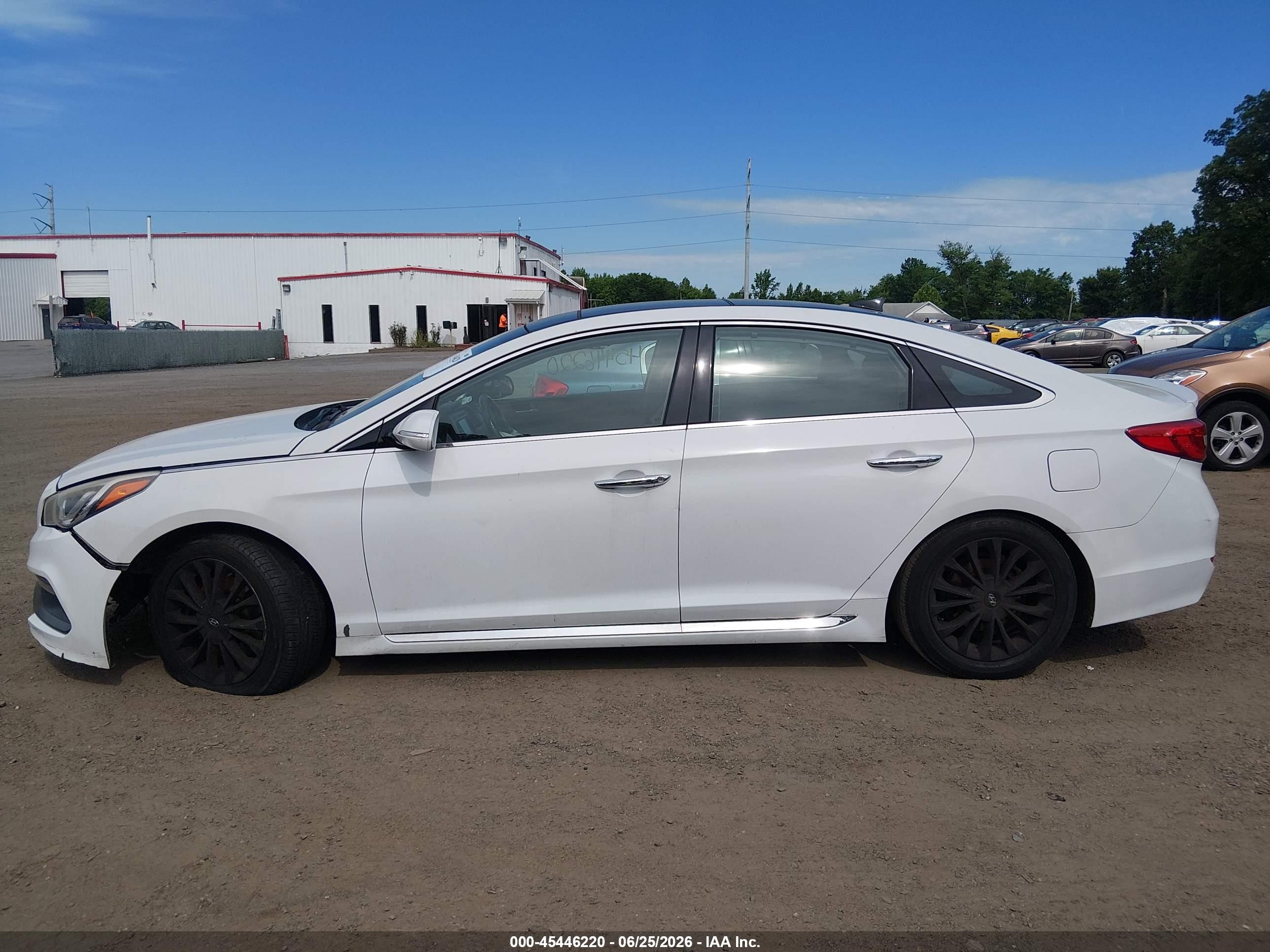 2015 Hyundai Sonata Limited White vin: 5NPE34AF1FH150170