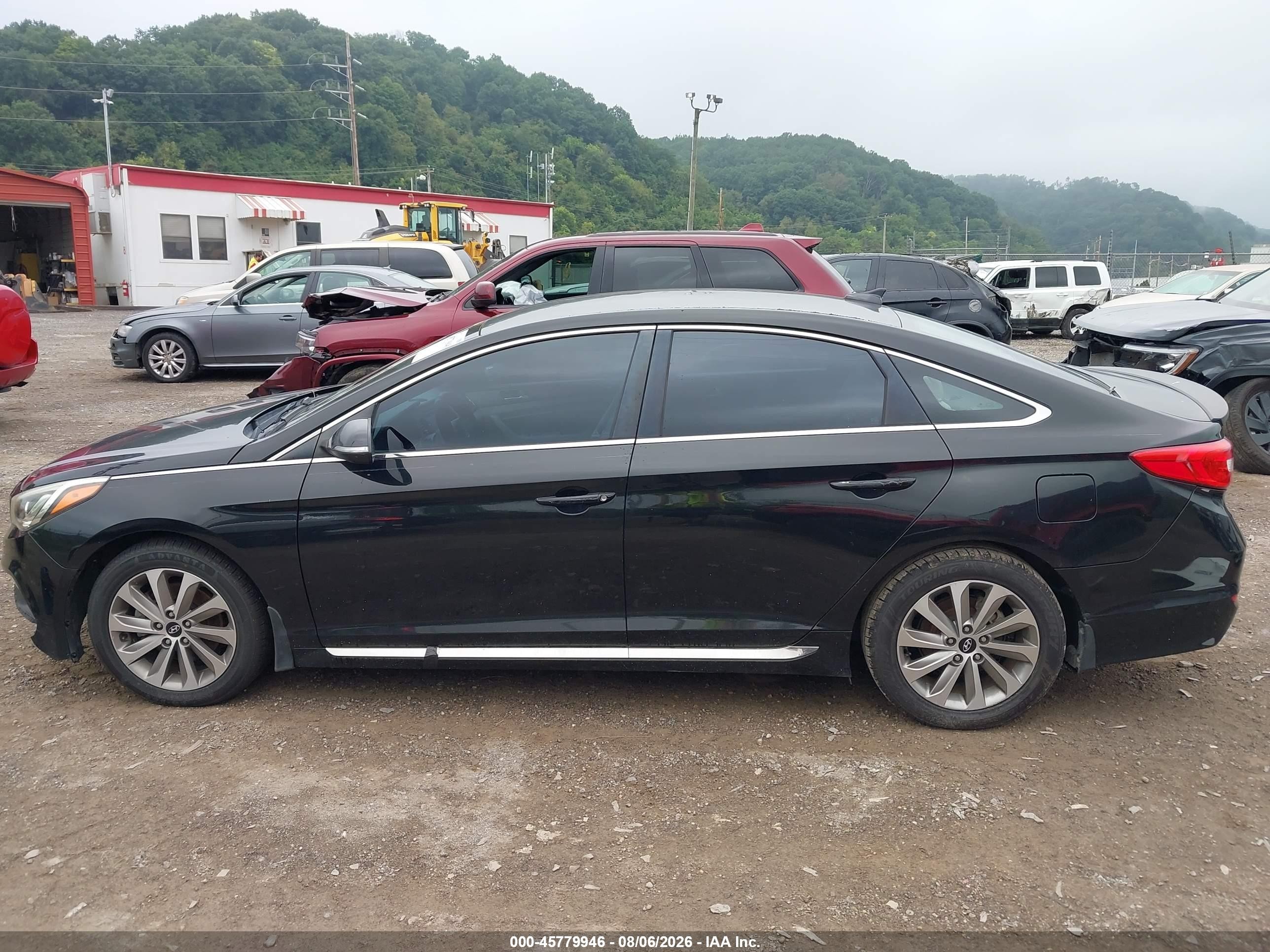 2015 Hyundai Sonata Sport Black vin: 5NPE34AF1FH159547