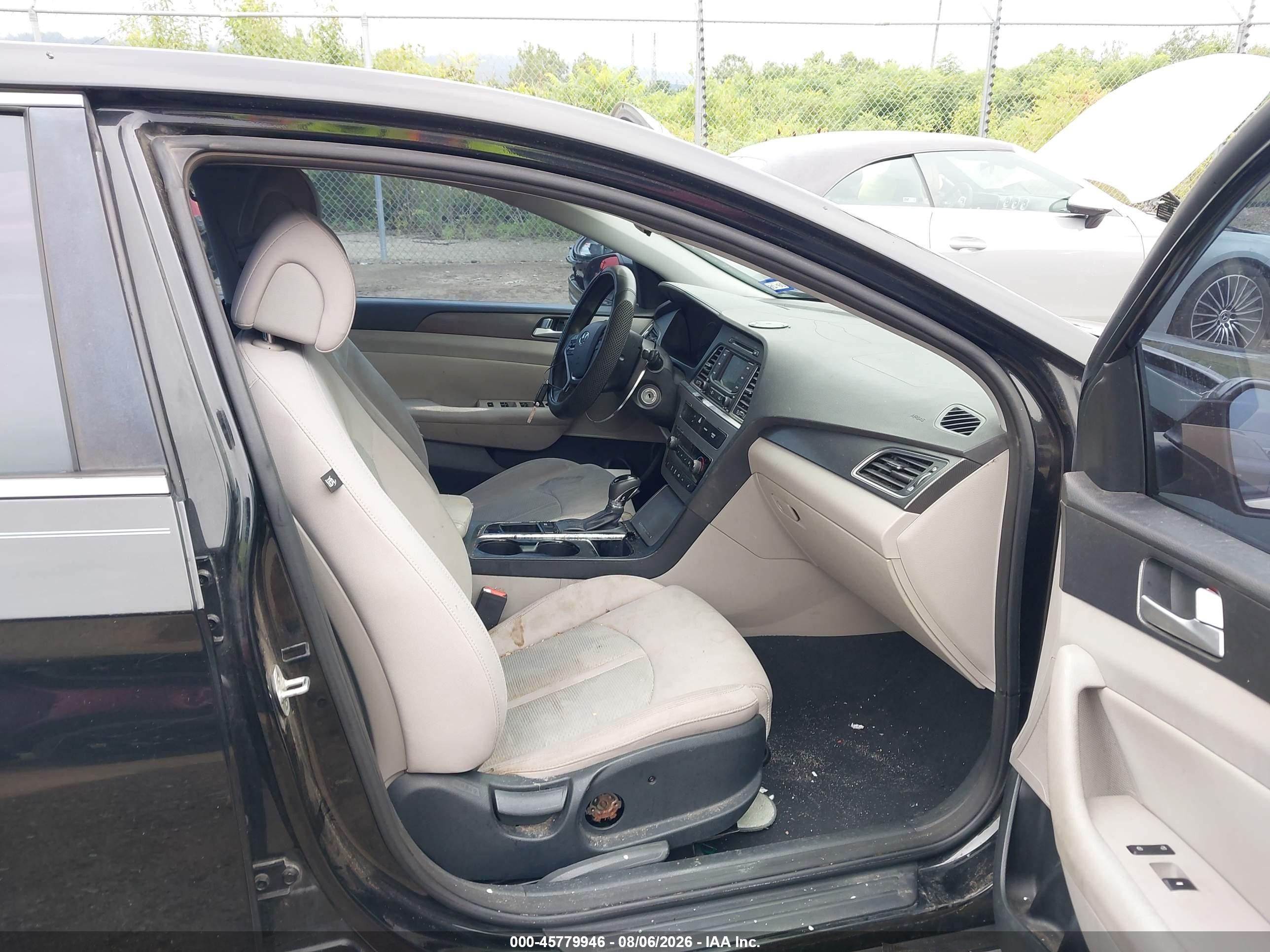 2015 Hyundai Sonata Sport Black vin: 5NPE34AF1FH159547