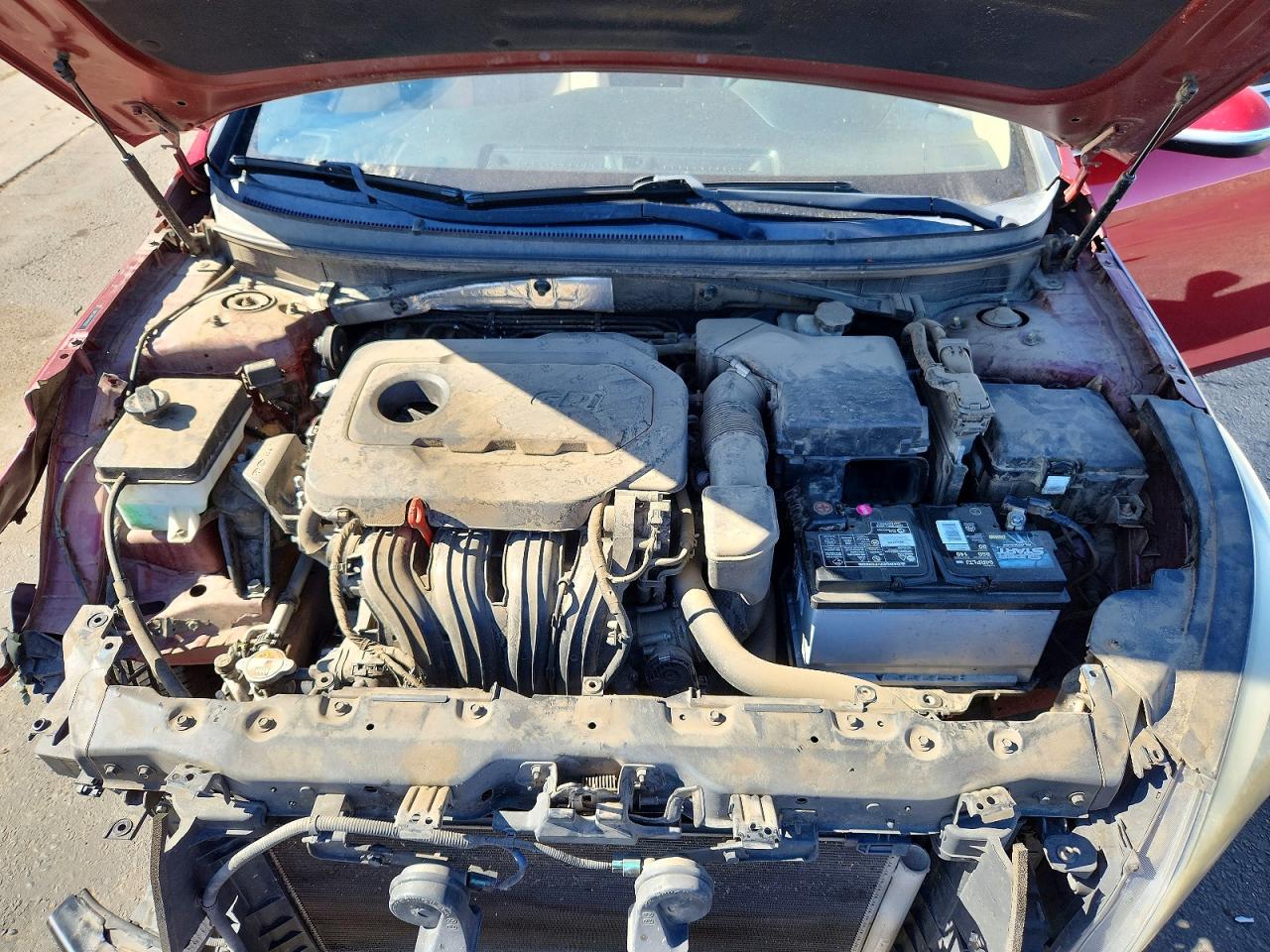 2015 Hyundai Sonata Sport Red vin: 5NPE34AF1FH181631
