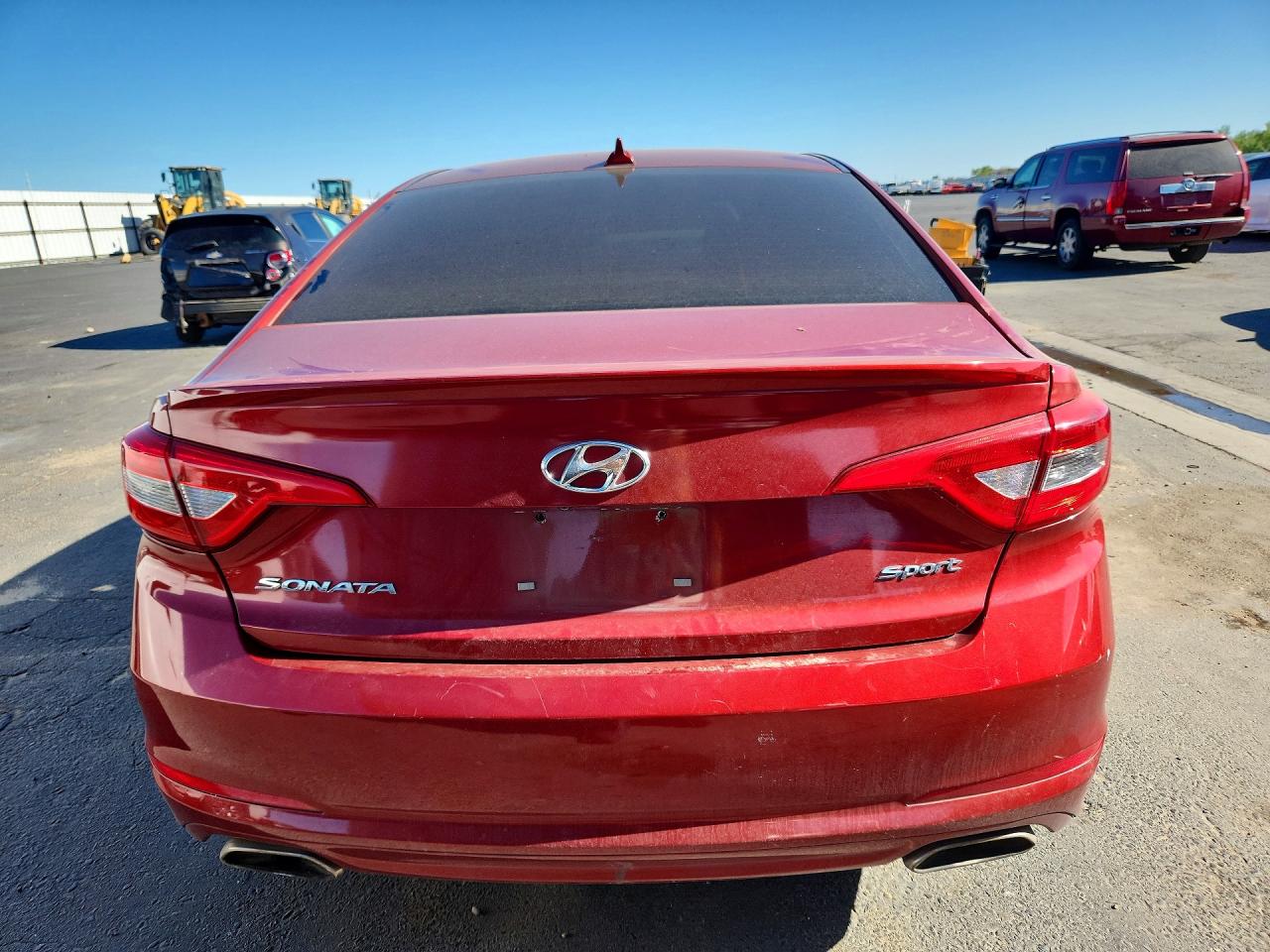 2015 Hyundai Sonata Sport Red vin: 5NPE34AF1FH181631