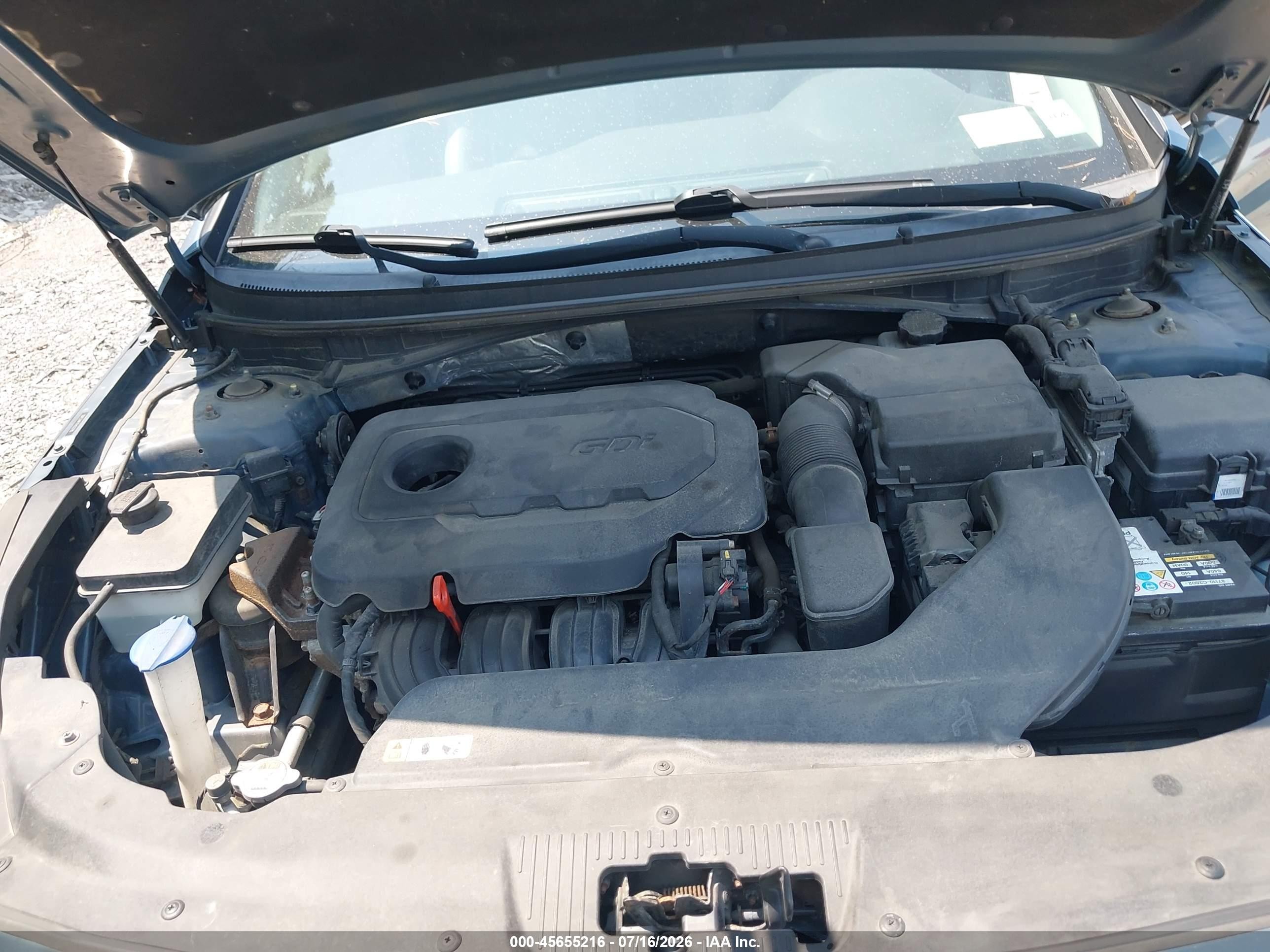 2015 Hyundai Sonata Sport Blue vin: 5NPE34AF1FH212795