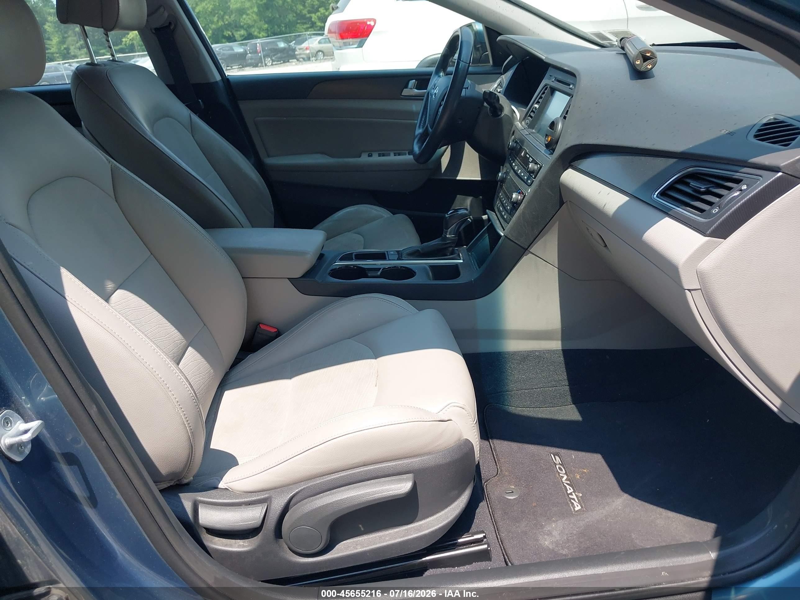 2015 Hyundai Sonata Sport Blue vin: 5NPE34AF1FH212795